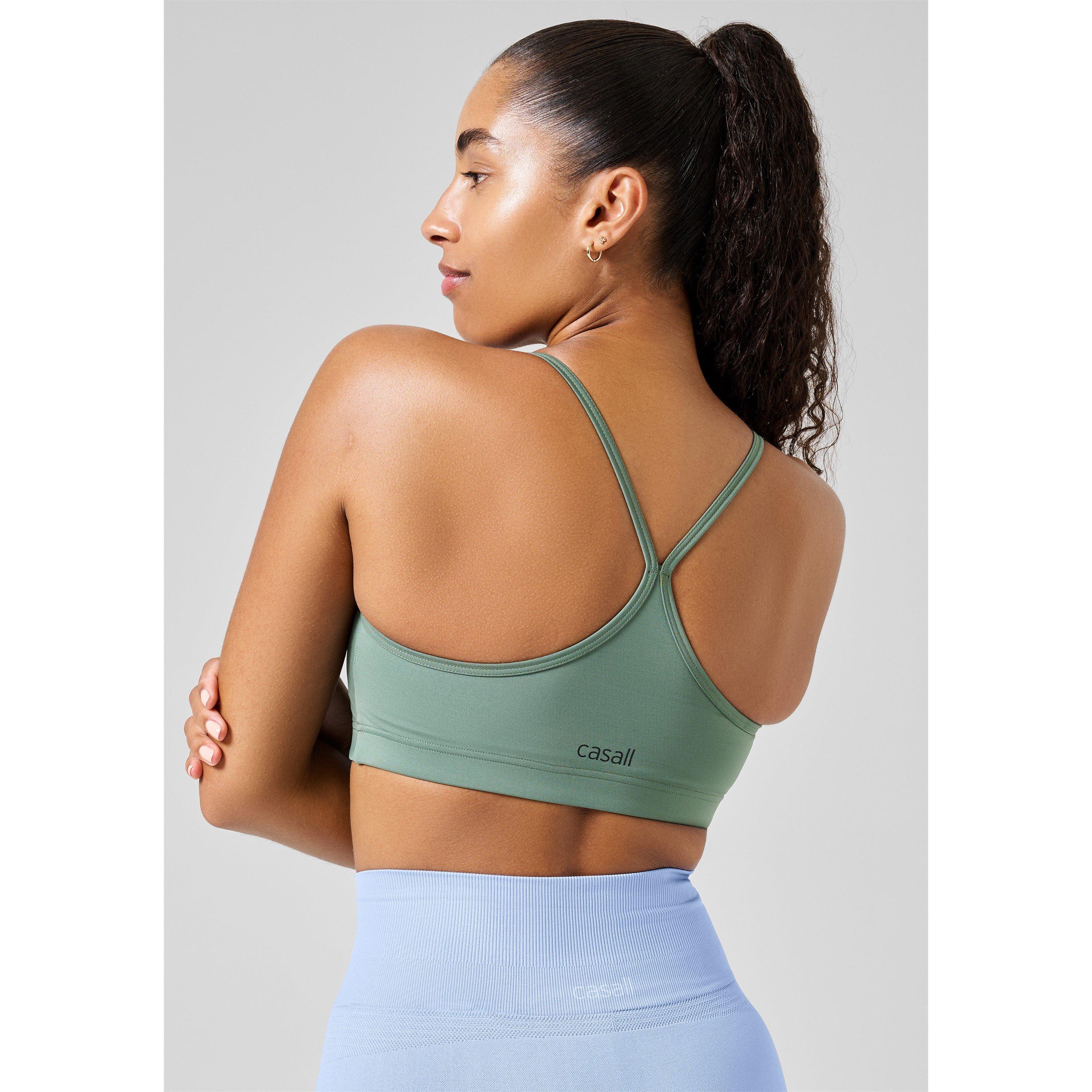 Verde polveroso - Casall - Strap Low Impact Sports Bra - 2