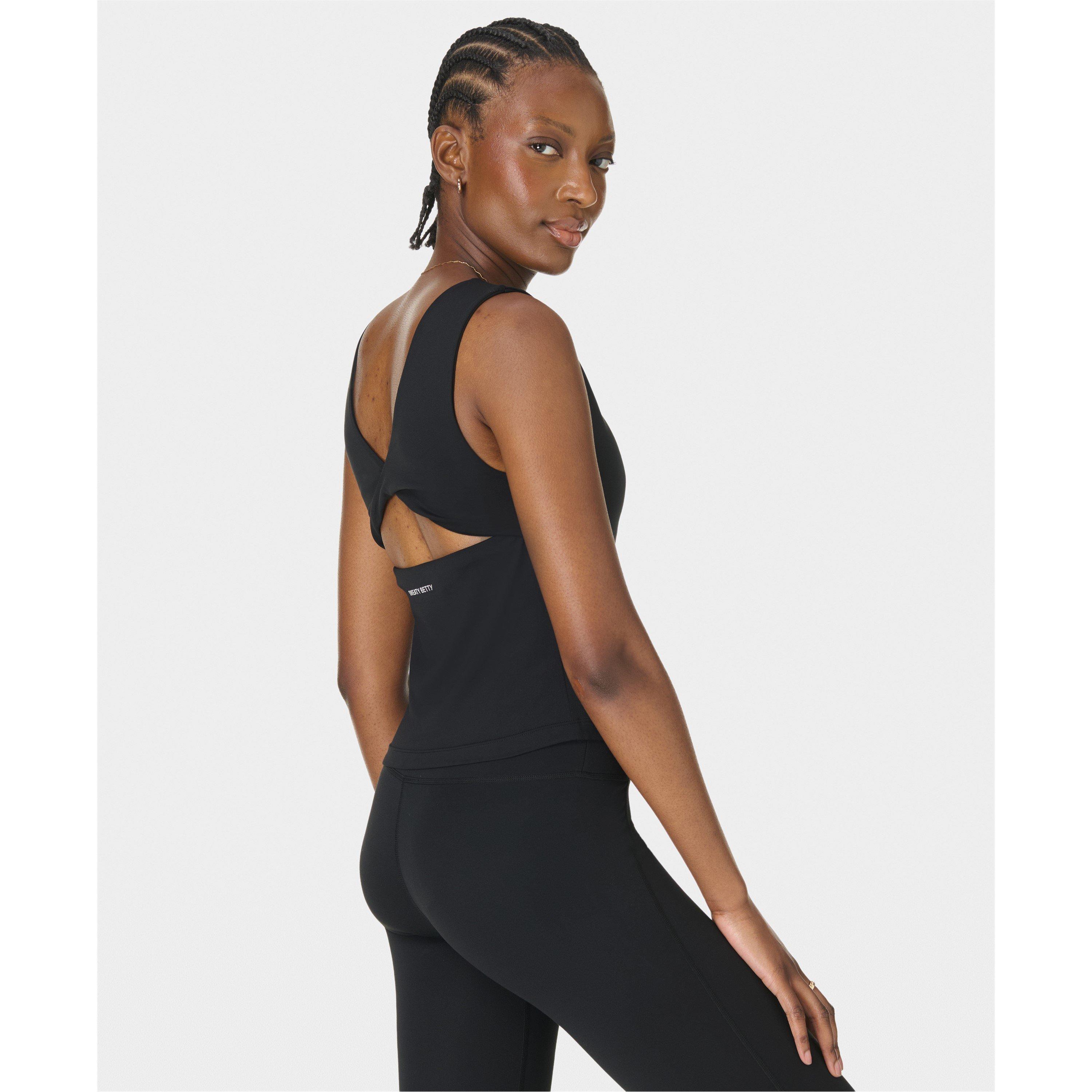 black - Sweaty Betty - SB All Day Twist Ld62 - 4