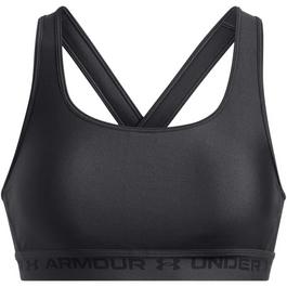 Under Armour Armour Crossback Mid Bra Medium Impact Sports Womens
