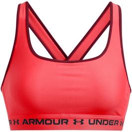 Under Armour Armour Crossback Mid Bra Medium Impact Sports Womens