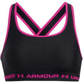 Under Armour Armour Crossback Mid Bra Medium Impact Sports Womens