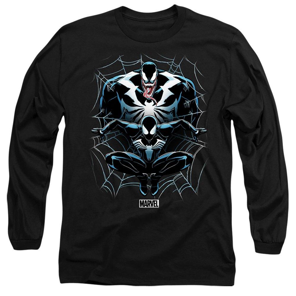 Marvel Men's Spiderman 2 Gamerverse Venom Shadow Long Sleeve T - Black - M