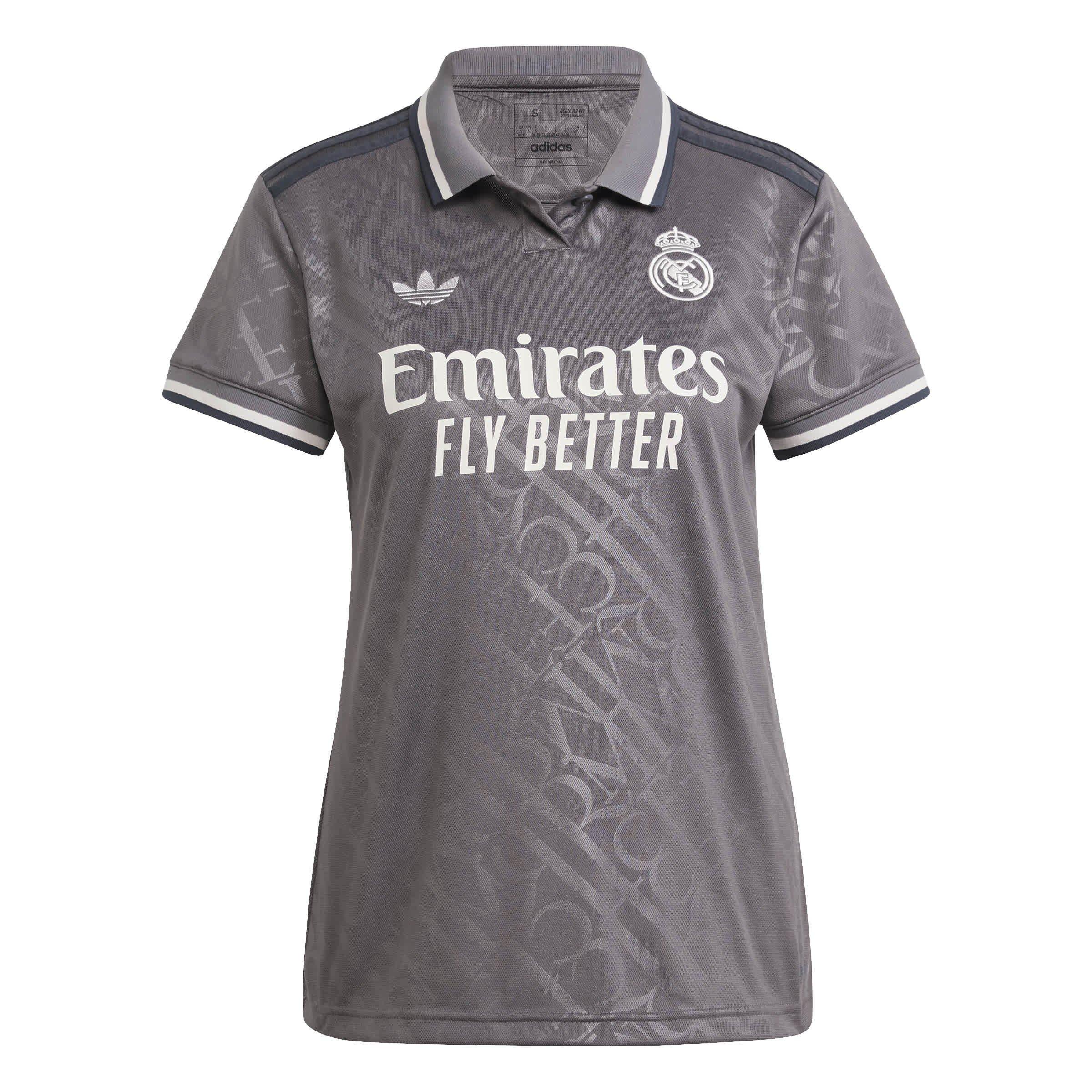 Adidas Women's Real Madrid Third Shirt 24/25 - Charcoal - 18 (XXL)