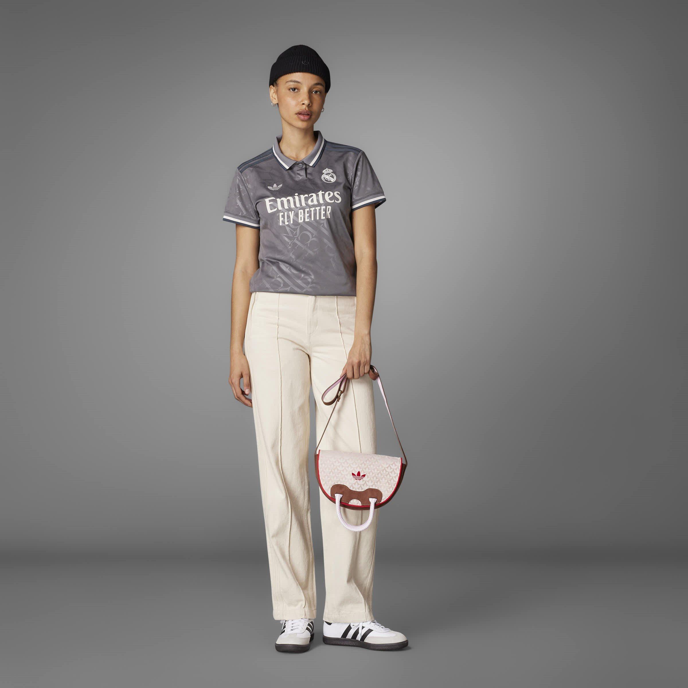 Charcoal - adidas - Real 3 Jsy W T-Shirt Womens - 13