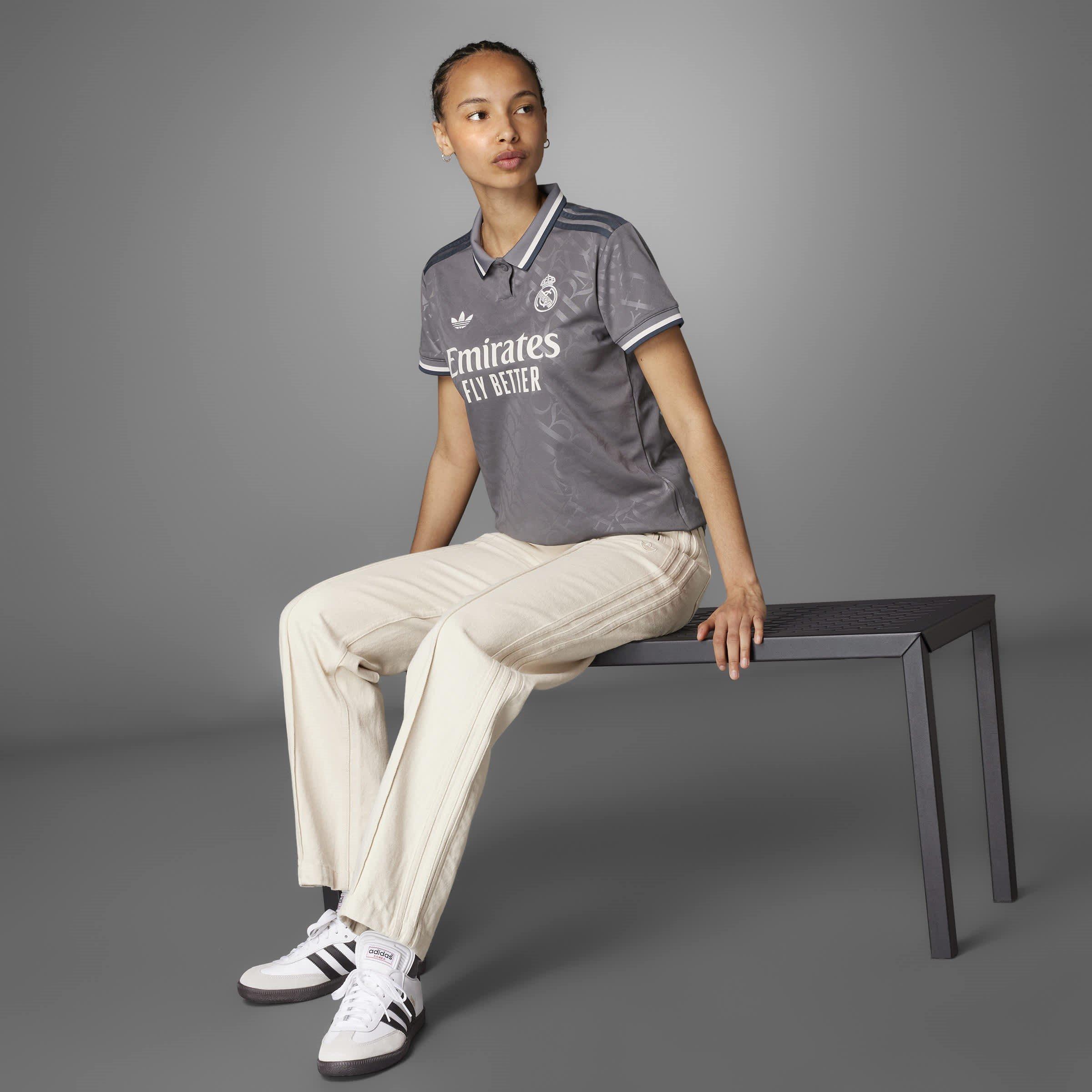 Charcoal - adidas - Real 3 Jsy W T-Shirt Womens - 16