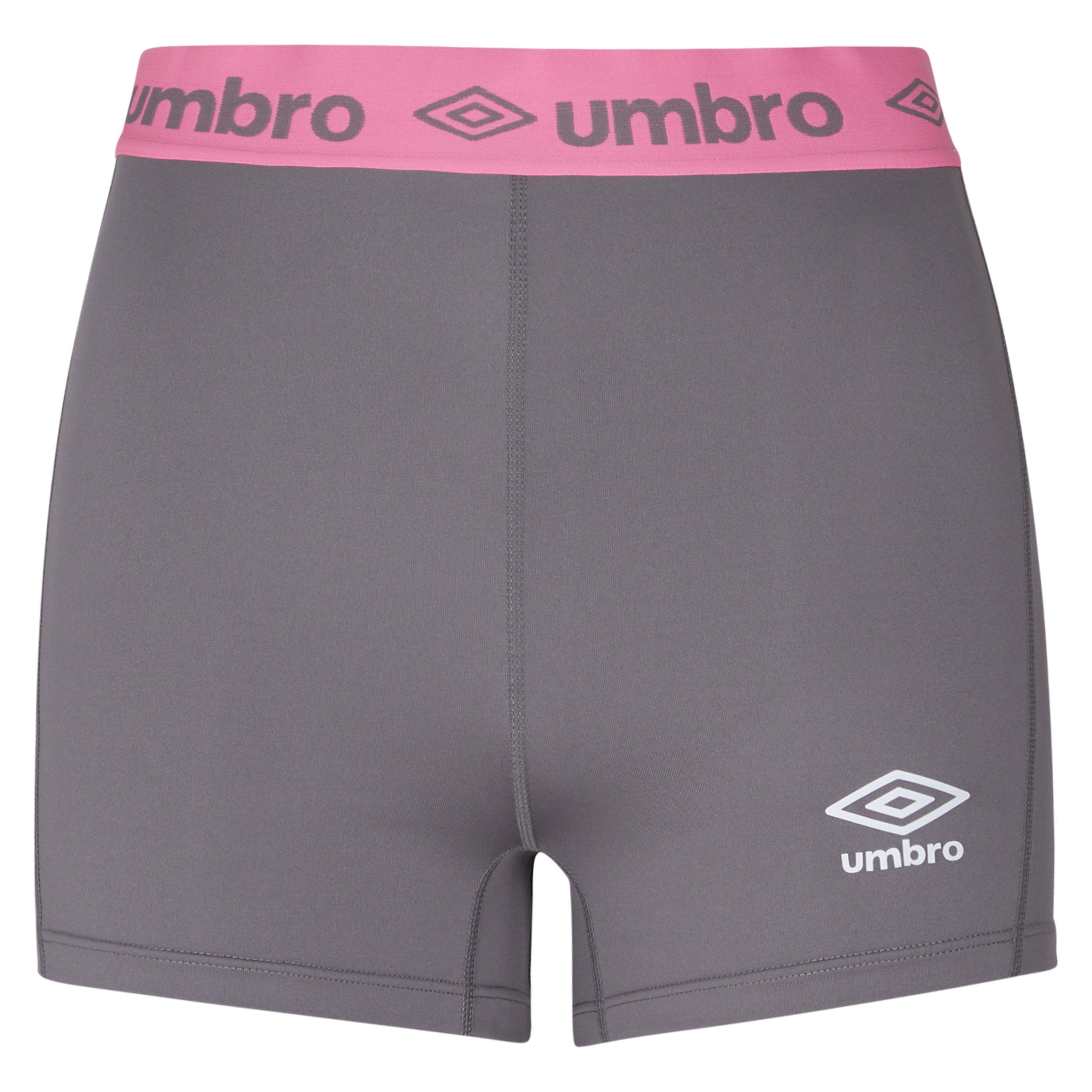 Grey/Pink - Umbro - Performance Gym Shorts - 1