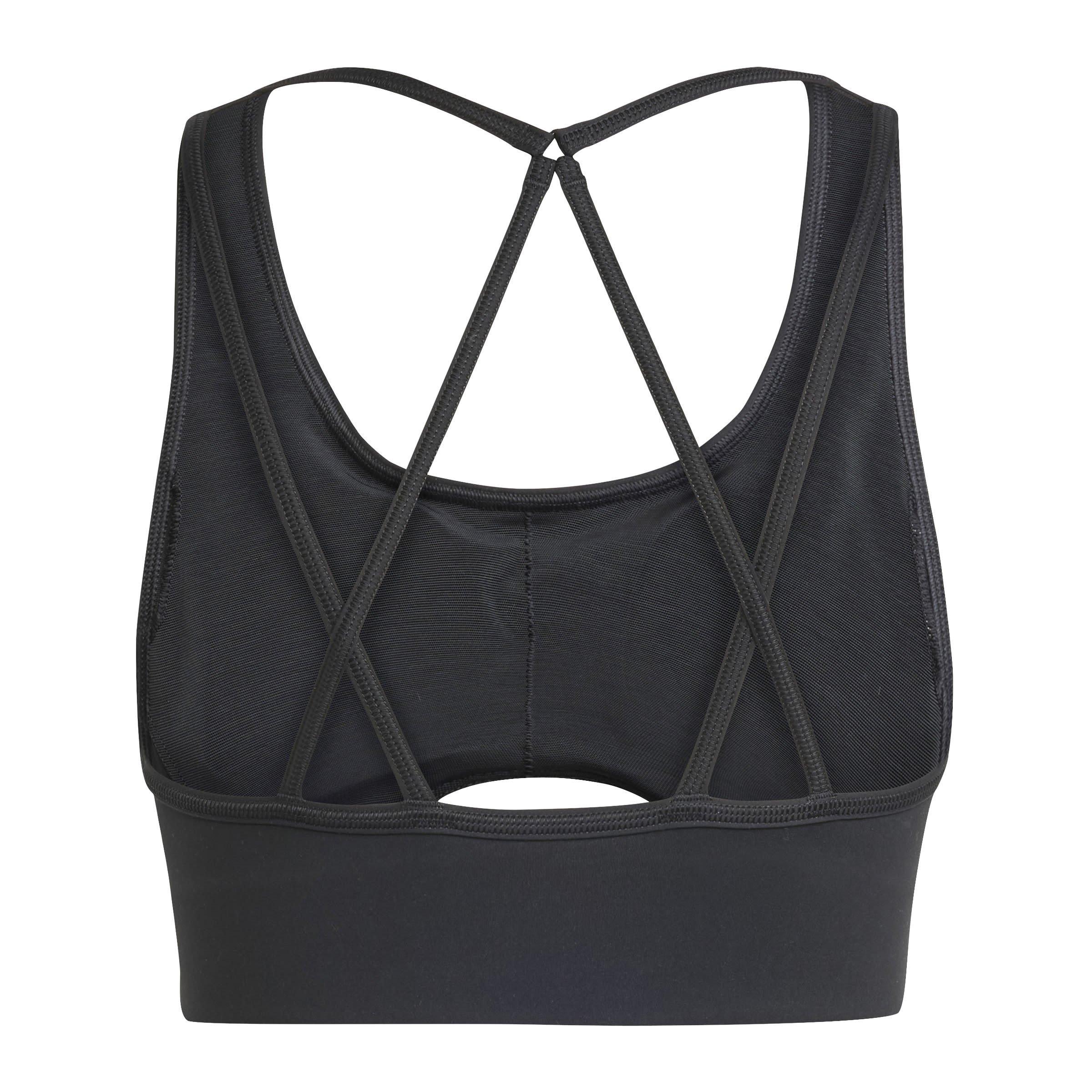 black - adidas by Stella McCartney - Truestrength Yoga Sports Bra - 7