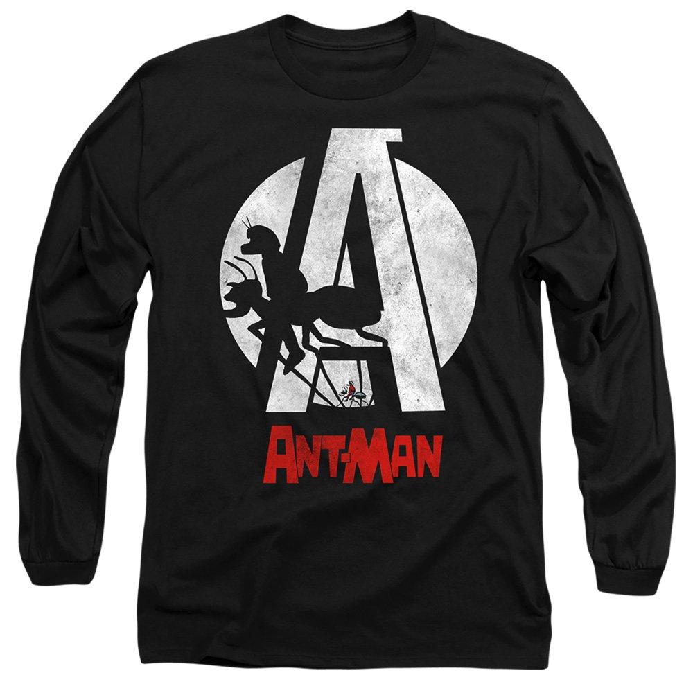 Black - Marvel - AntMan Spotlight Ant Long Sleeve T-Shirt Black - 1