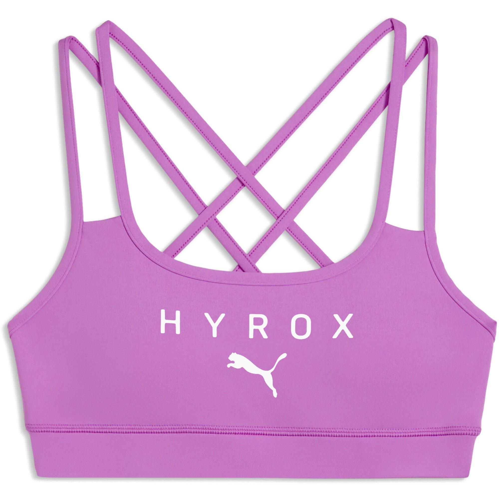 Puma Women's Hyrox Move Strappy Bra - Electric Orchid - 16 (XL)