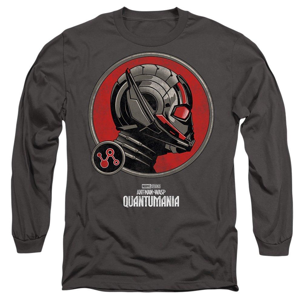 Charcoal - Marvel - AntMan Profile Long Sleeve T-Shirt Charcoal - 1