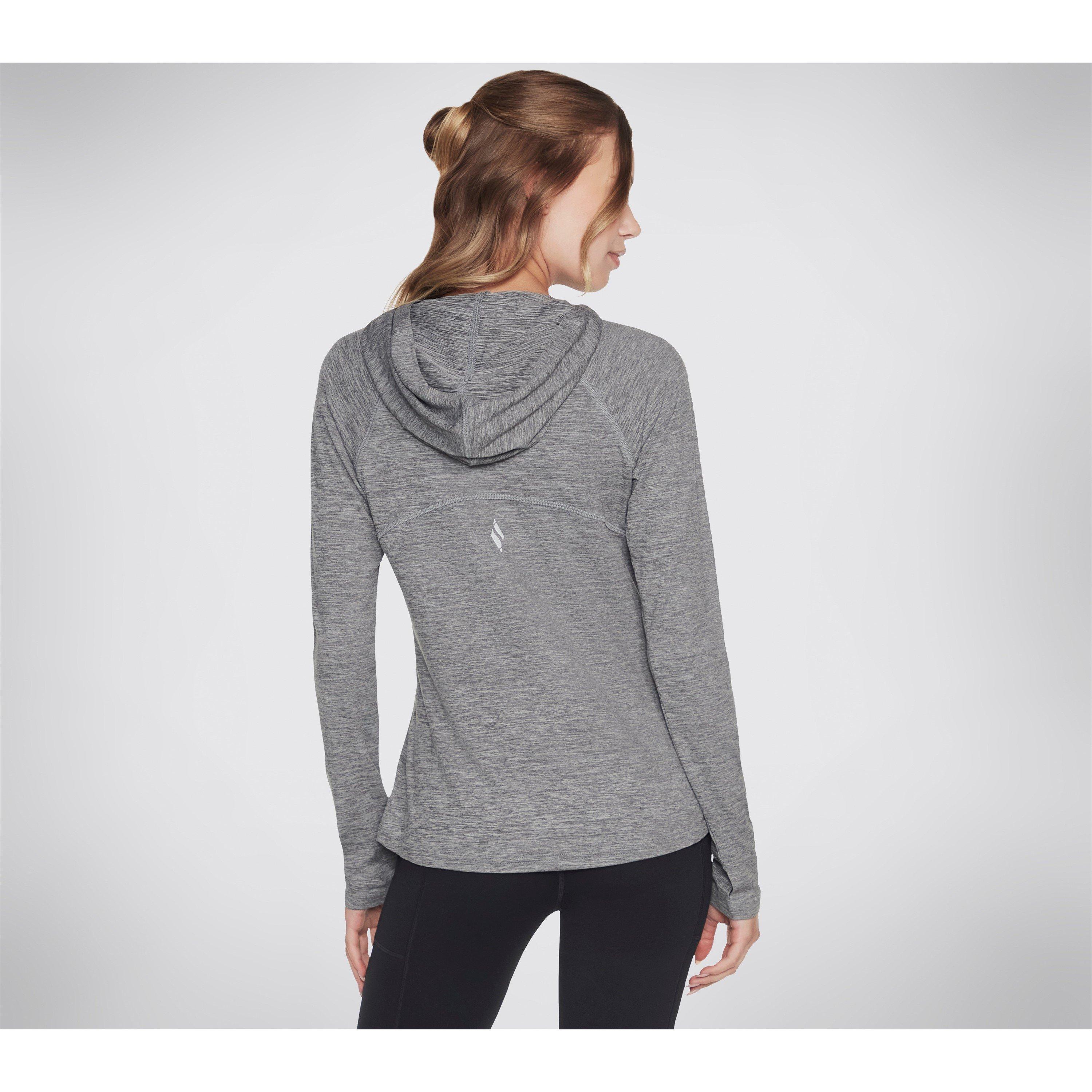Charcoal - Skechers - Godri Brisk Escape Performance Hoodie - 2