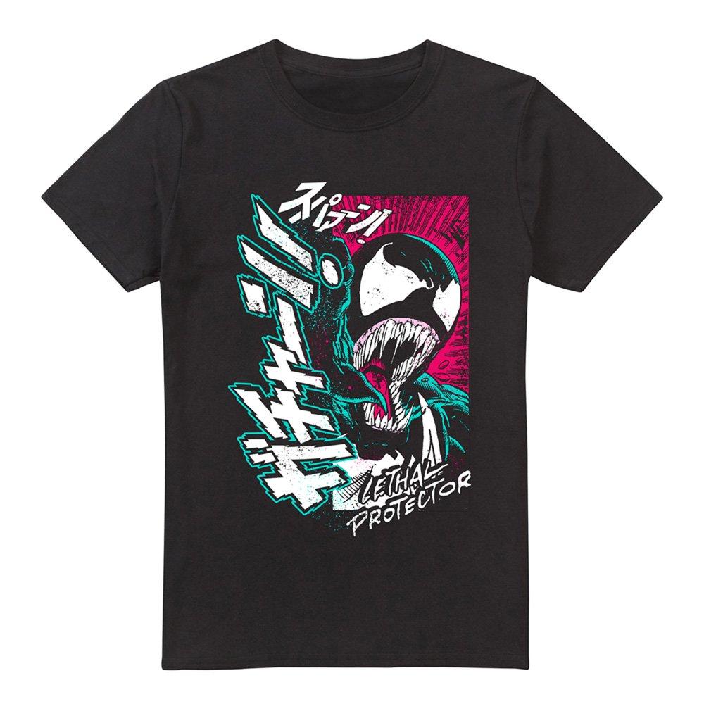 Black - Marvel - Venom Anime Protector Mens T-Shirt Black - 4