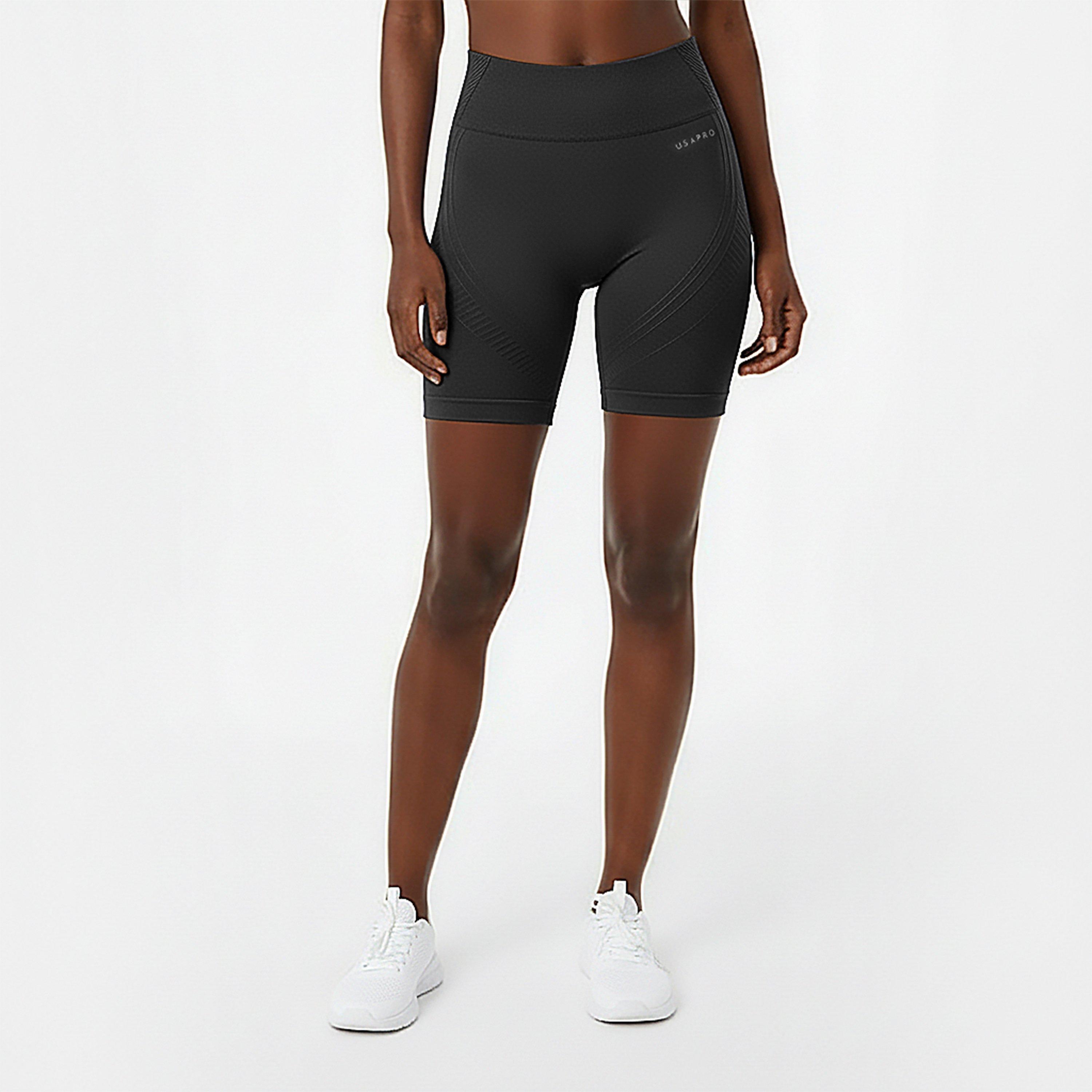 Preto - USA Pro - Longline Cycling Shorts - 3