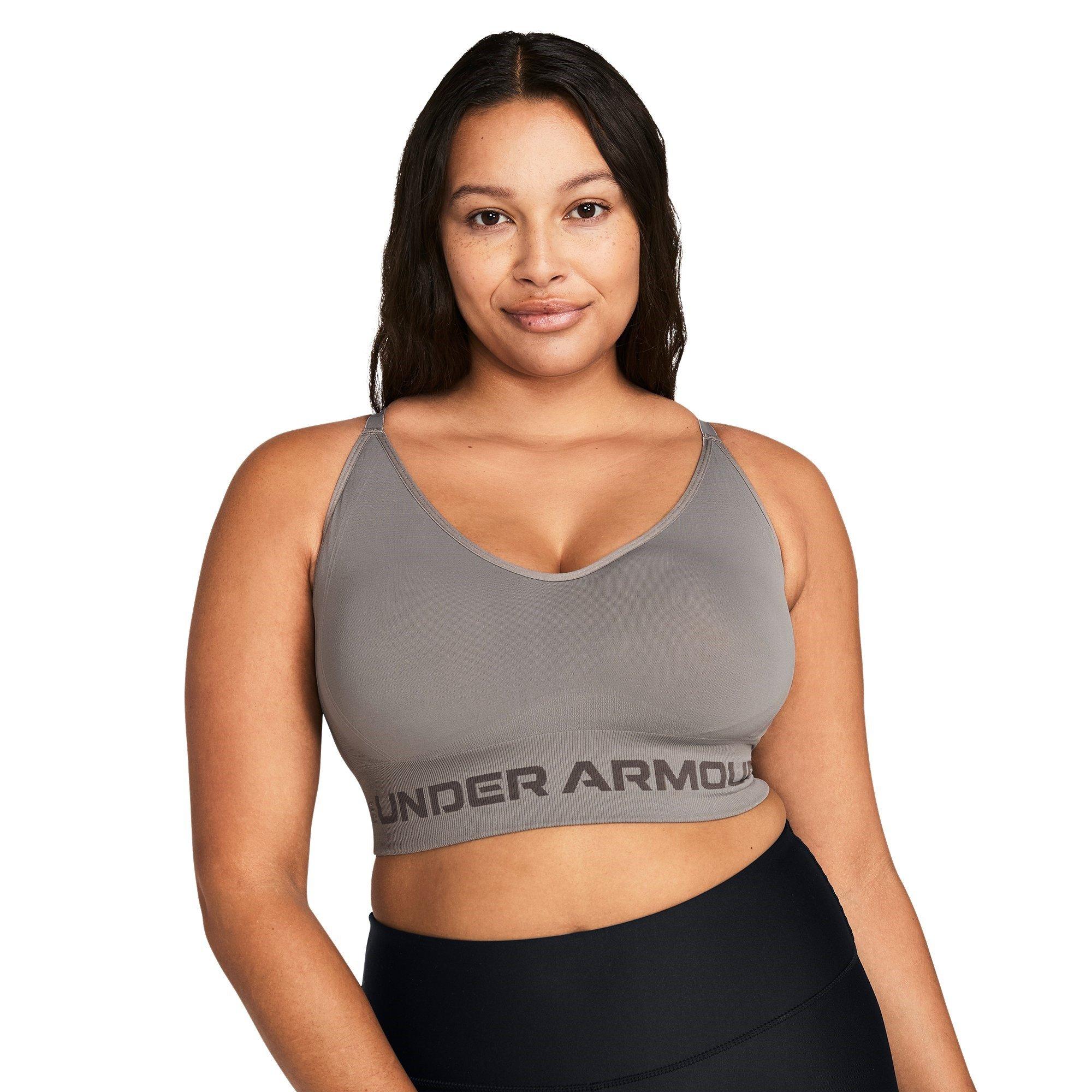 Grises - Under Armour - Seamless Low Impact Longline Sports Bra - 11
