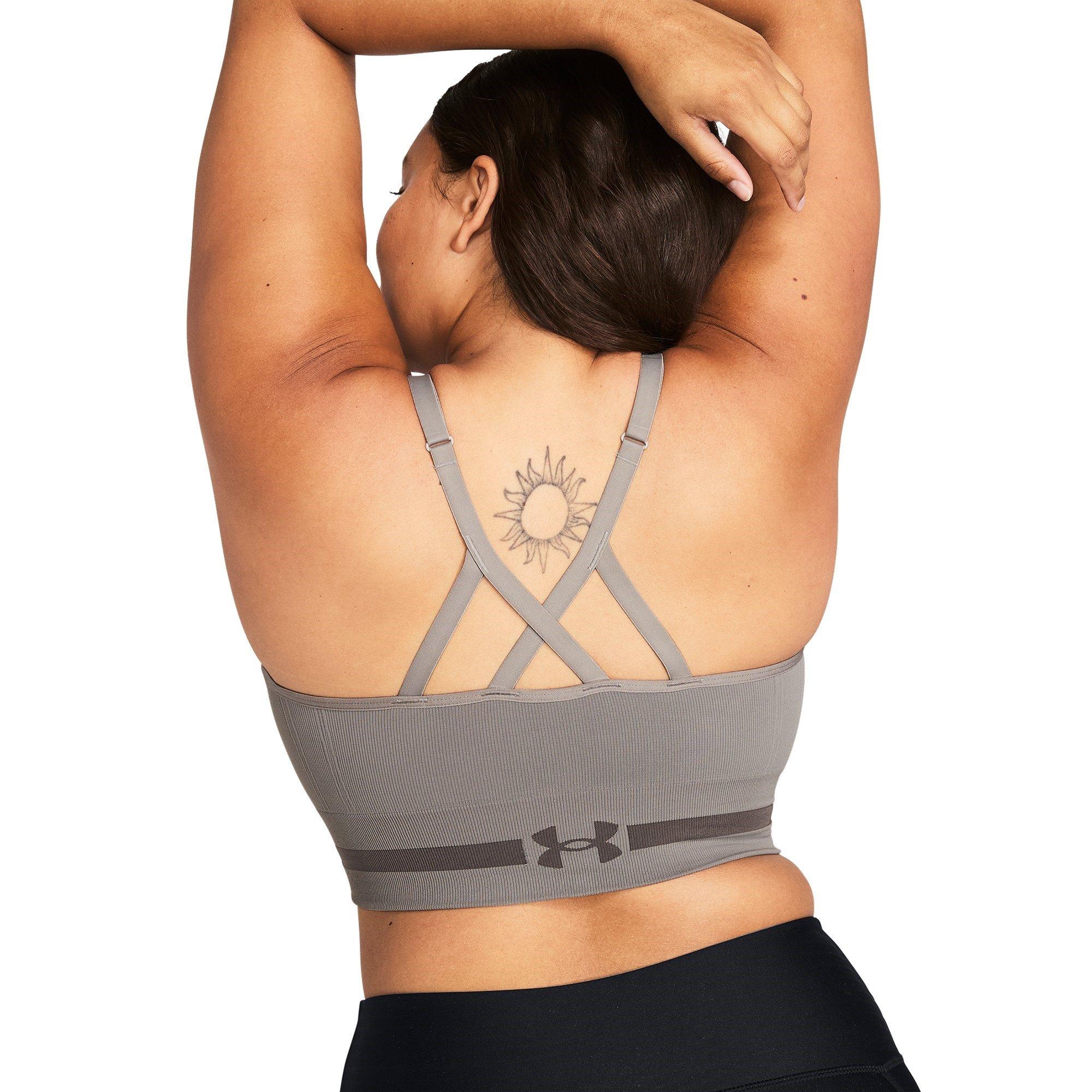 Grises - Under Armour - Seamless Low Impact Longline Sports Bra - 12