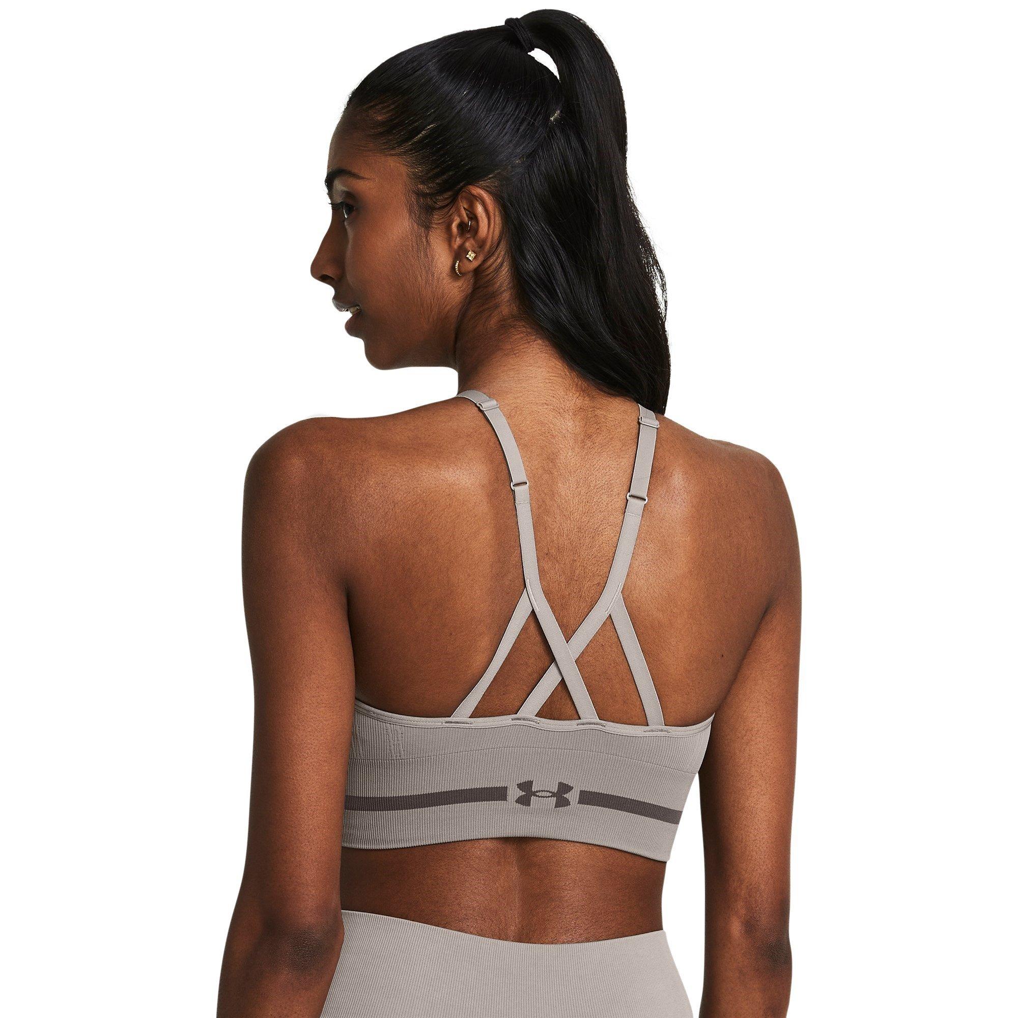 Grises - Under Armour - Seamless Low Impact Longline Sports Bra - 6