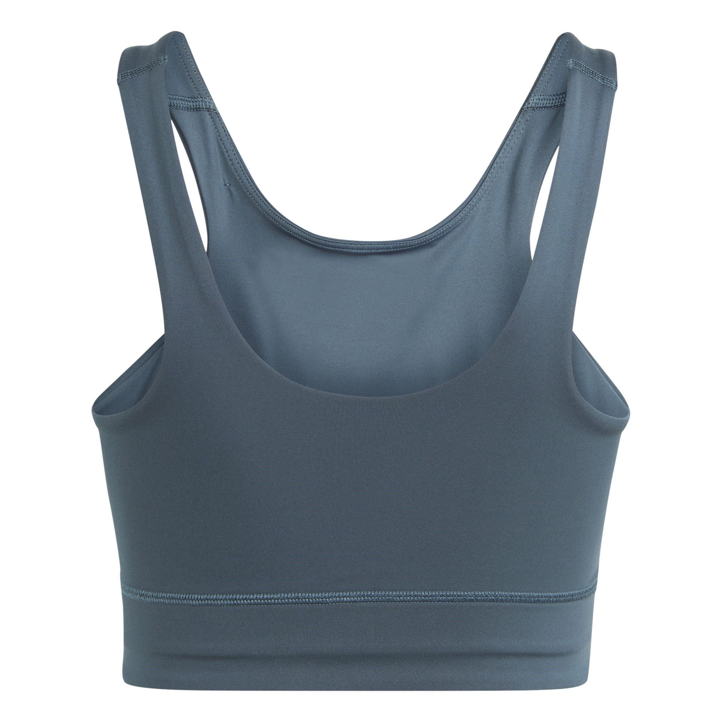 Turkoois - adidas - Medium Impact Sports Bra - 2