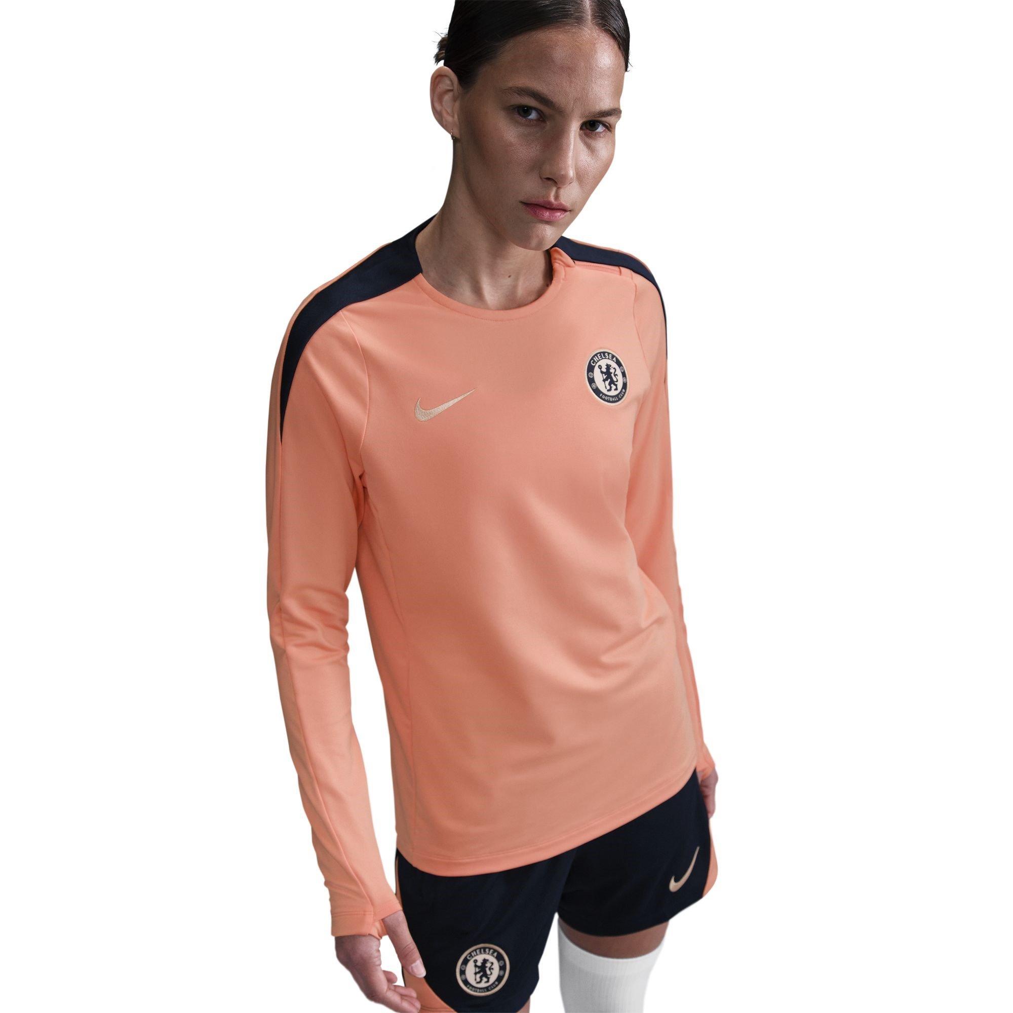 Nike Women's Chelsea Strike Drill Top 2024 2025 - Apricot/Guava - 14 (L)