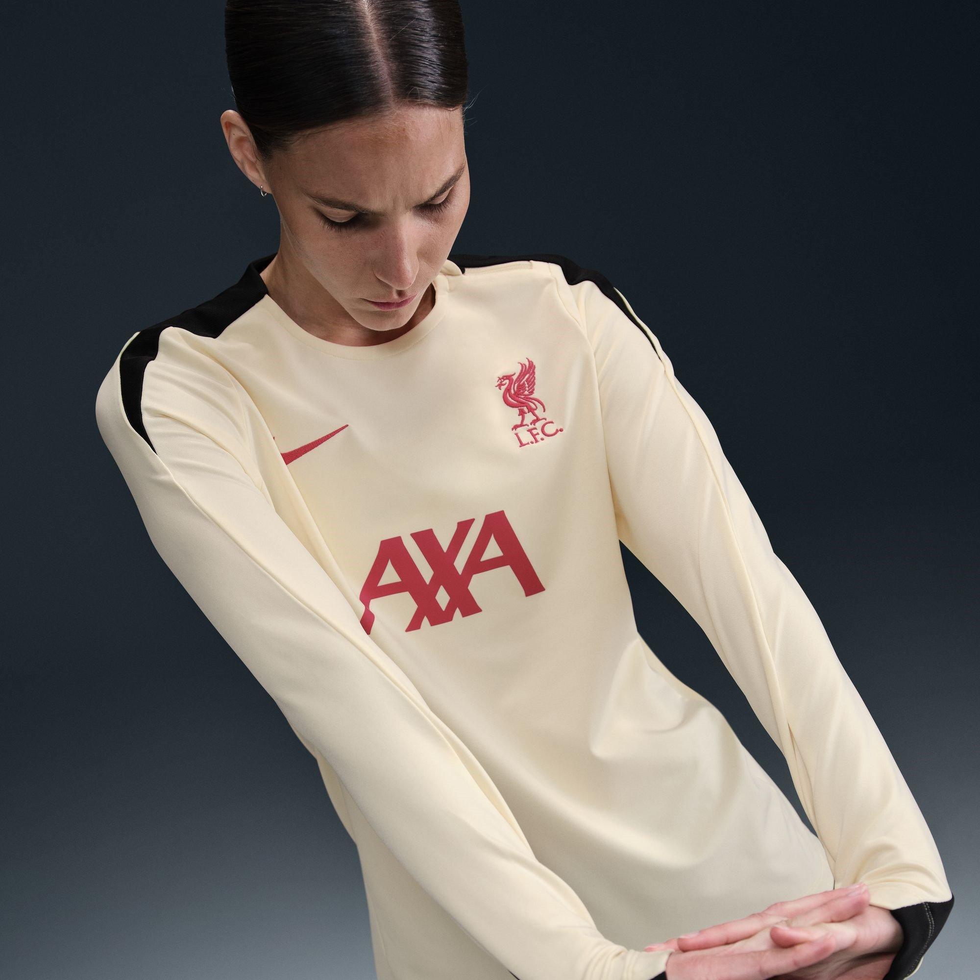 Kokosnuss/Rot - Nike - Liverpool Strike Crew Neck Top 2025 2026 Womens - 10