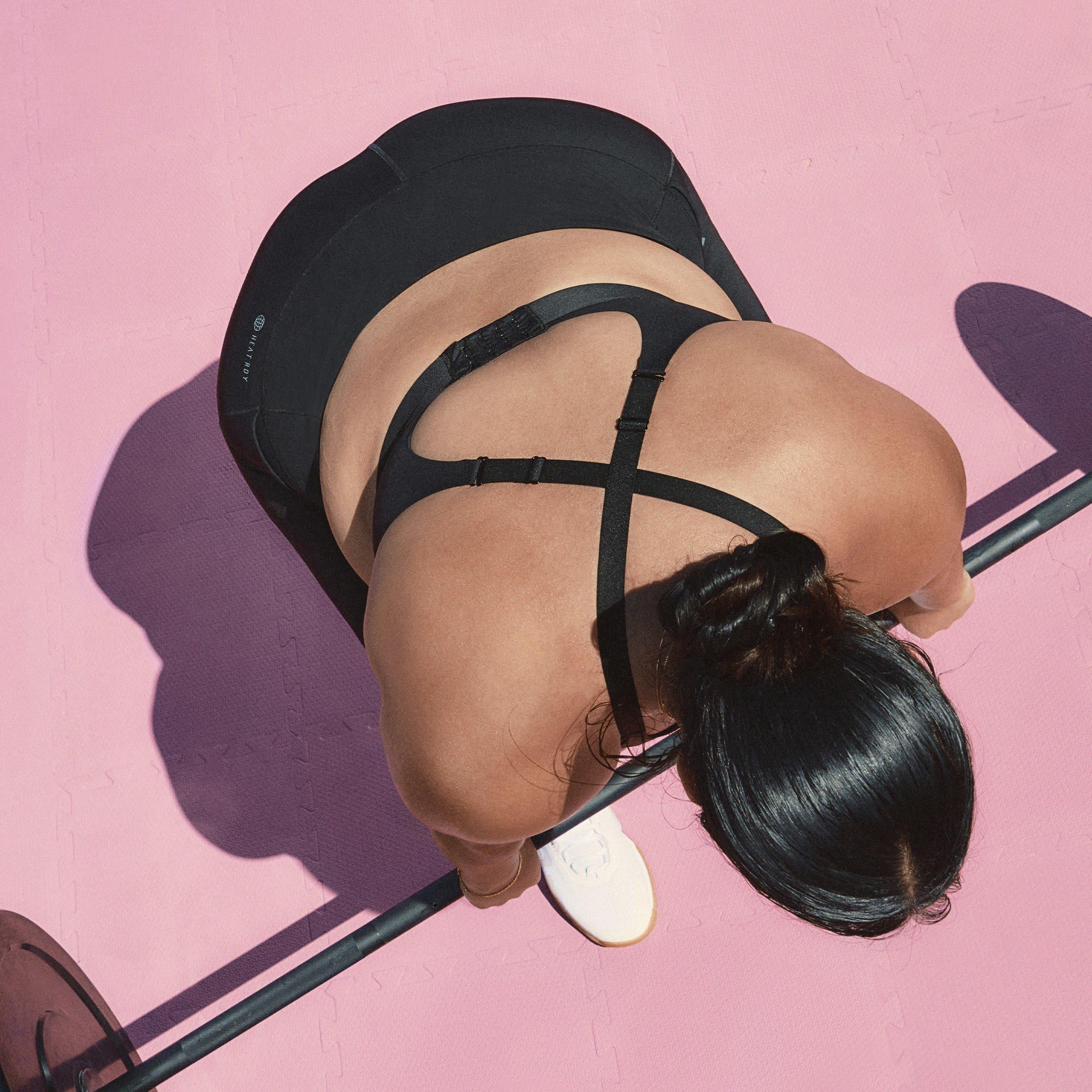 Crna - adidas - Tailored Impact Luxe Training High-Support Bra (Plus Size) Womens - 11