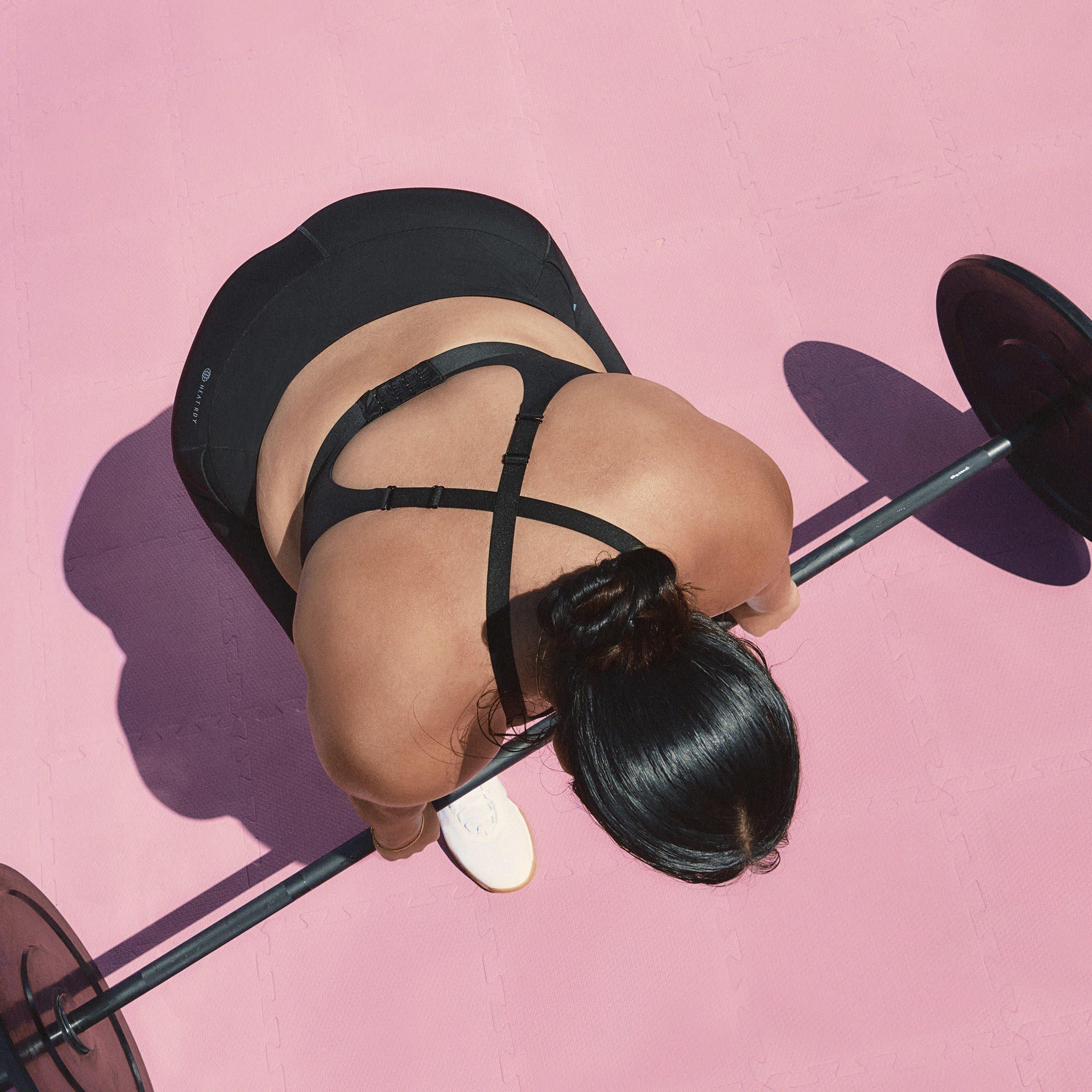 Crna - adidas - Tailored Impact Luxe Training High-Support Bra (Plus Size) Womens - 12