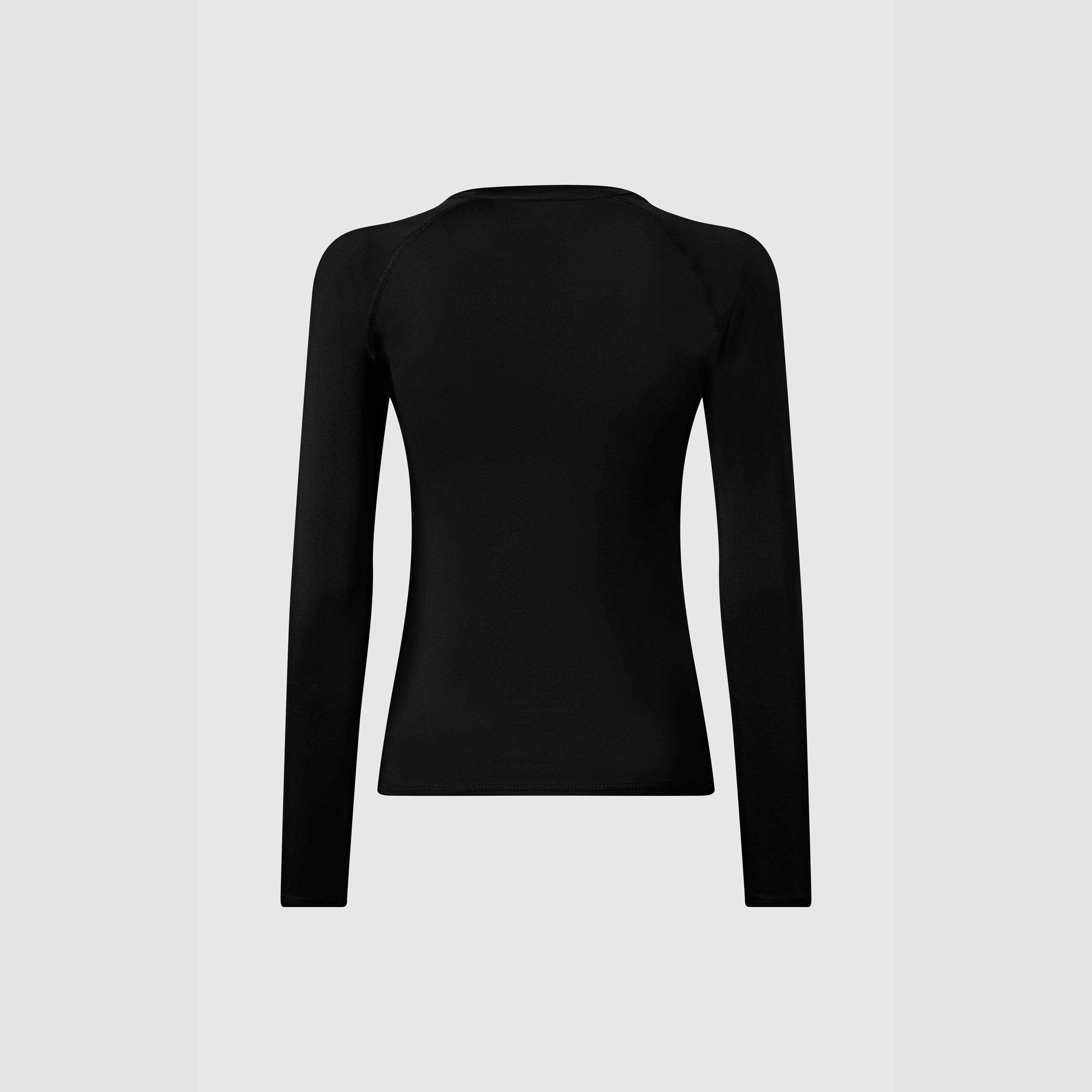Crna - Champion - Women's Combat C-Dry Long Sleeve Compression Rashguard - 2