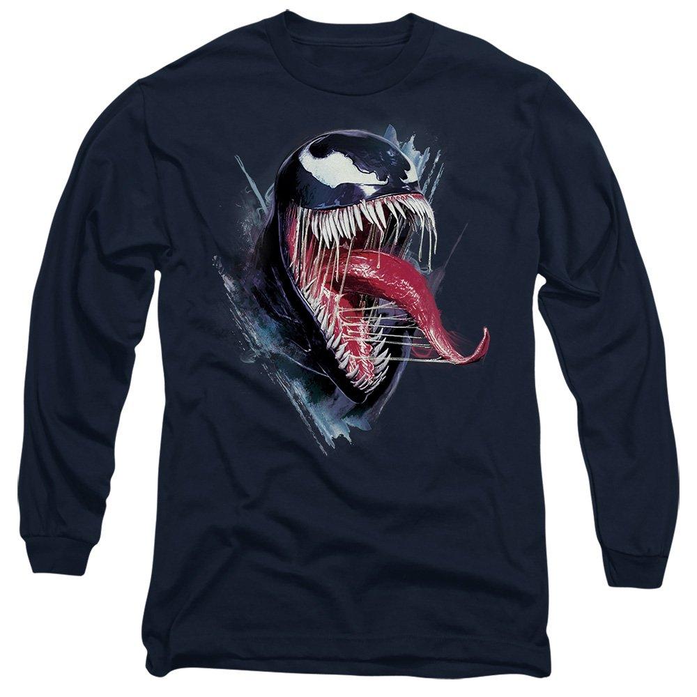 Navy - Marvel - SpiderMan 2 Gamerverse Venom Erupts Long Sleeve T- - 1
