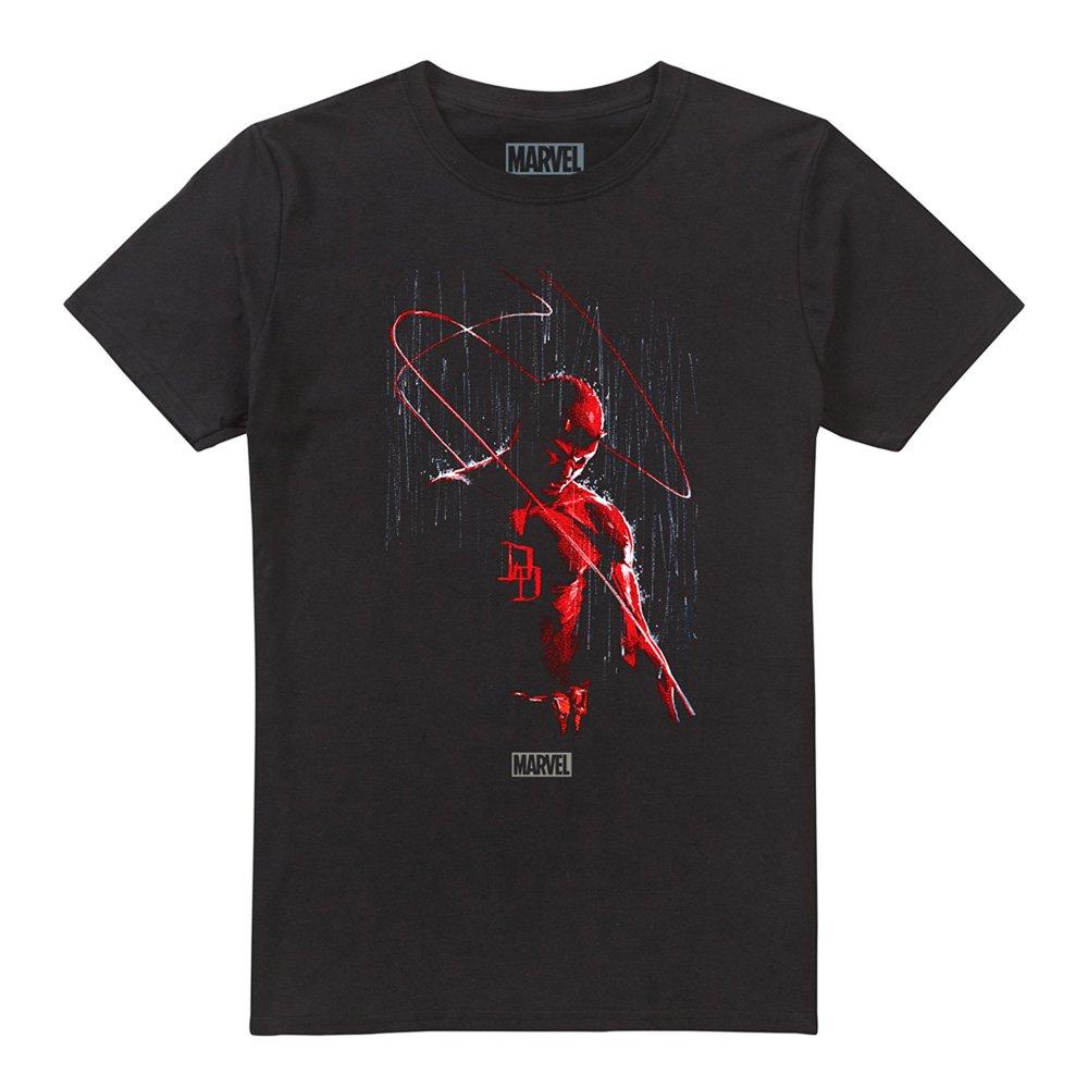 Black - Marvel - Marvel Daredevil Rain Unisex T-Shirt Black - 4