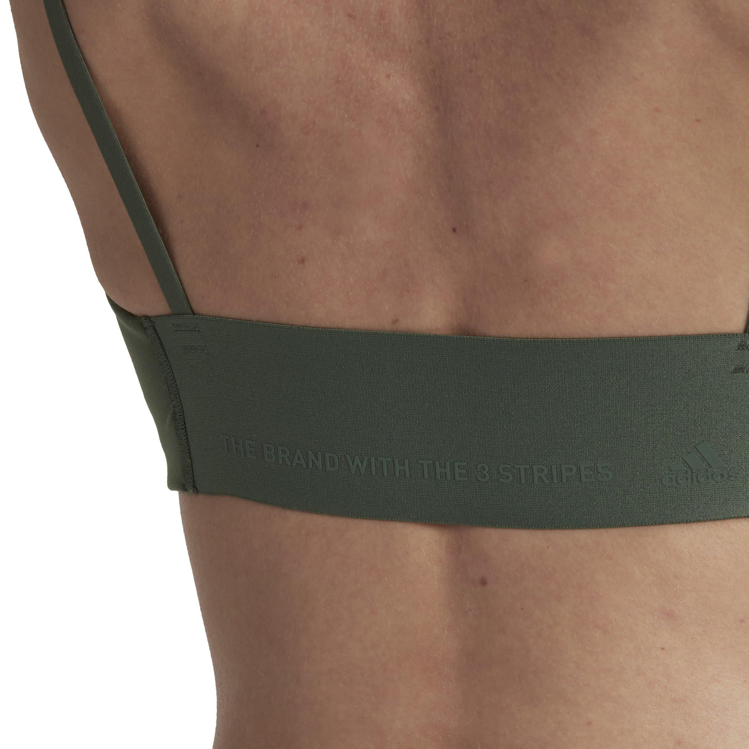 Zelena - adidas - Yoga Studio Light Support Sports Bra Womens - 6