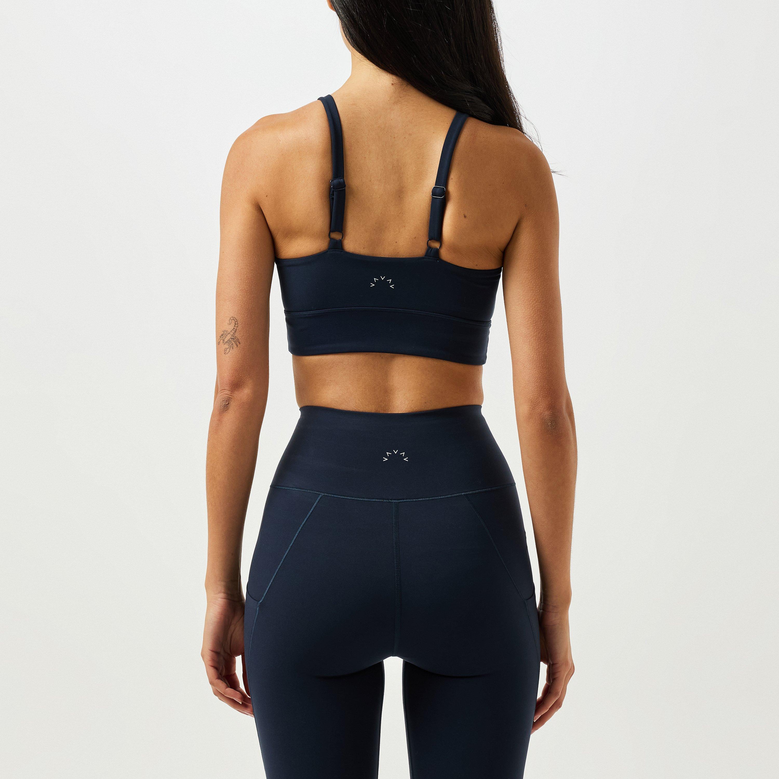 dark sapphire - Varley - Women's Amber Non Wired Medium Impact Sports Bra - 4