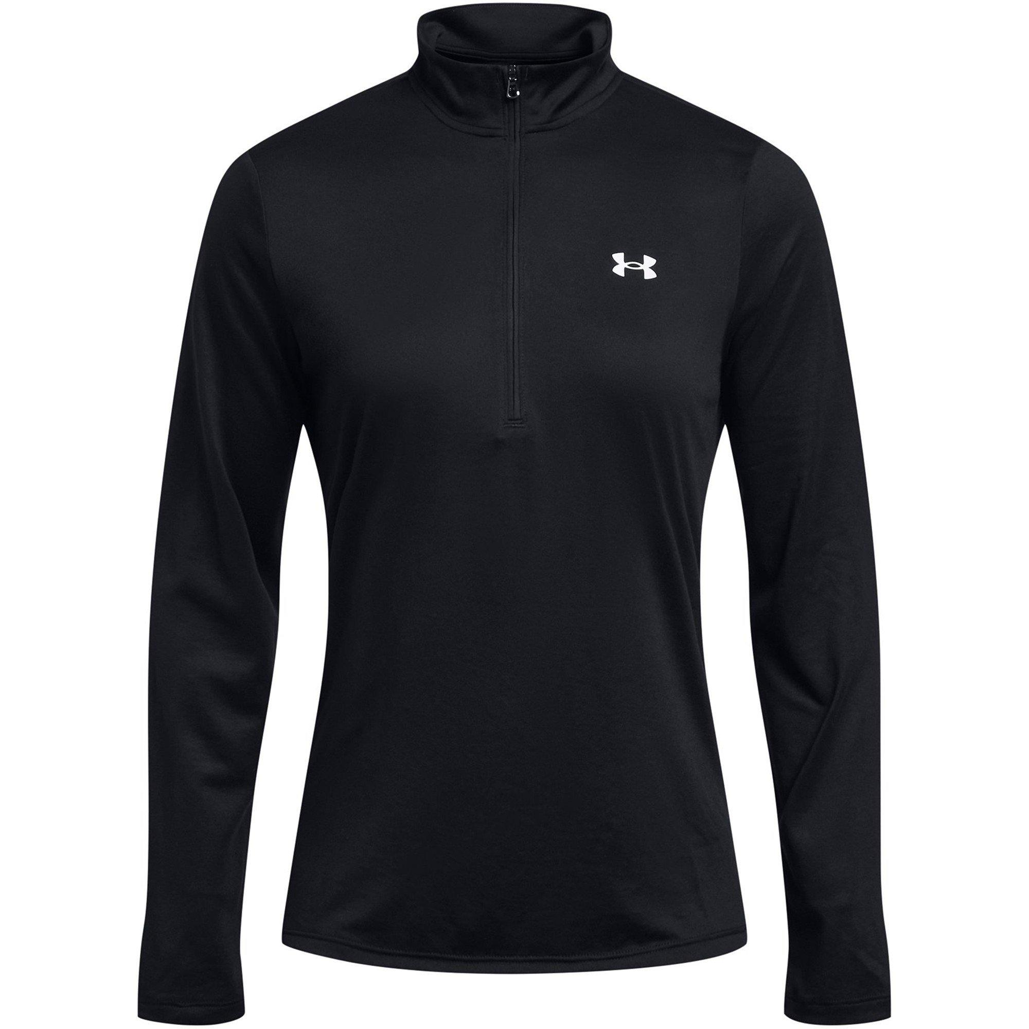 Black/White - Under Armour - Women's Long Sleeve Performance Gym Top - 1