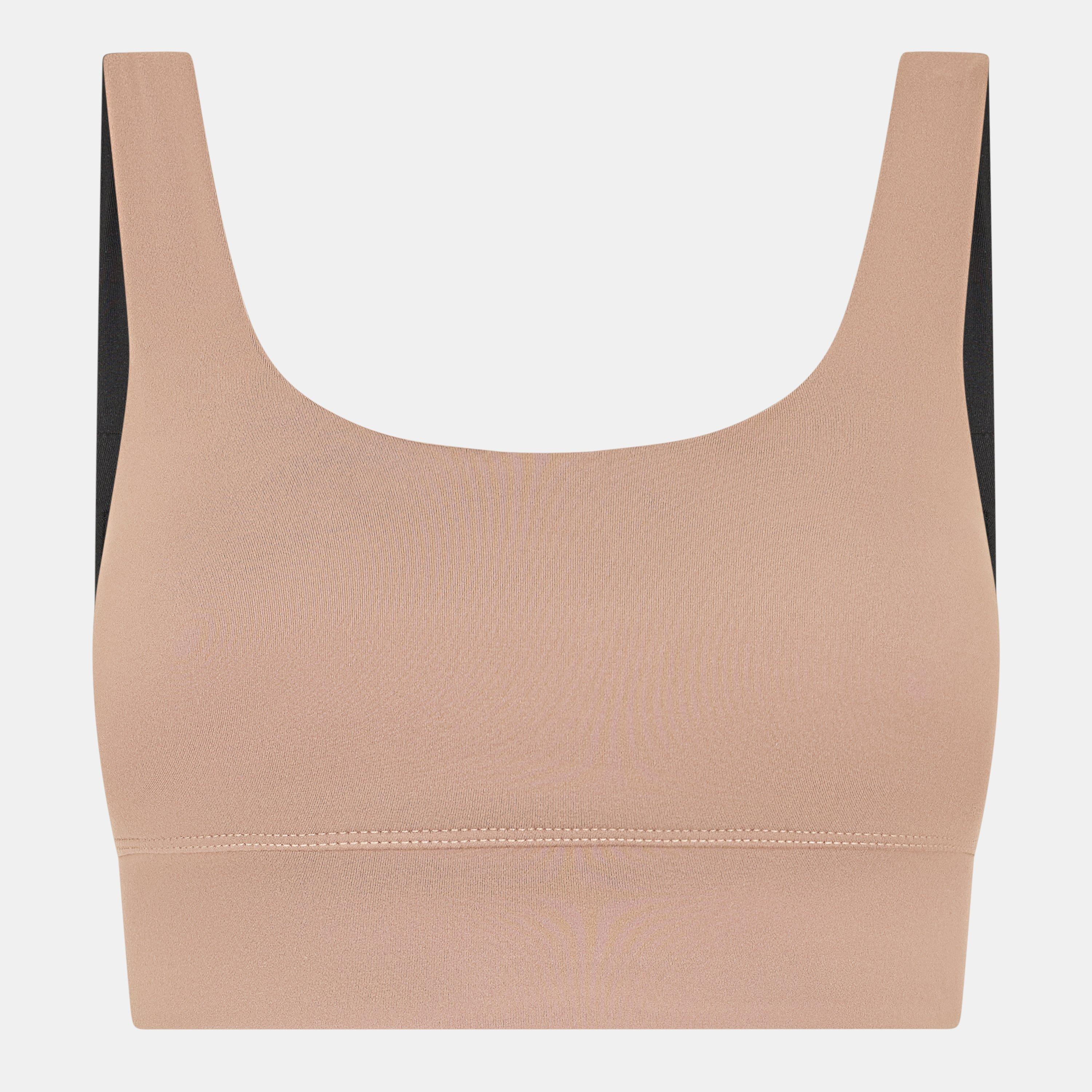 deep taupe - Varley - Women's Freesoft Medium Impact Sports Bra - 1