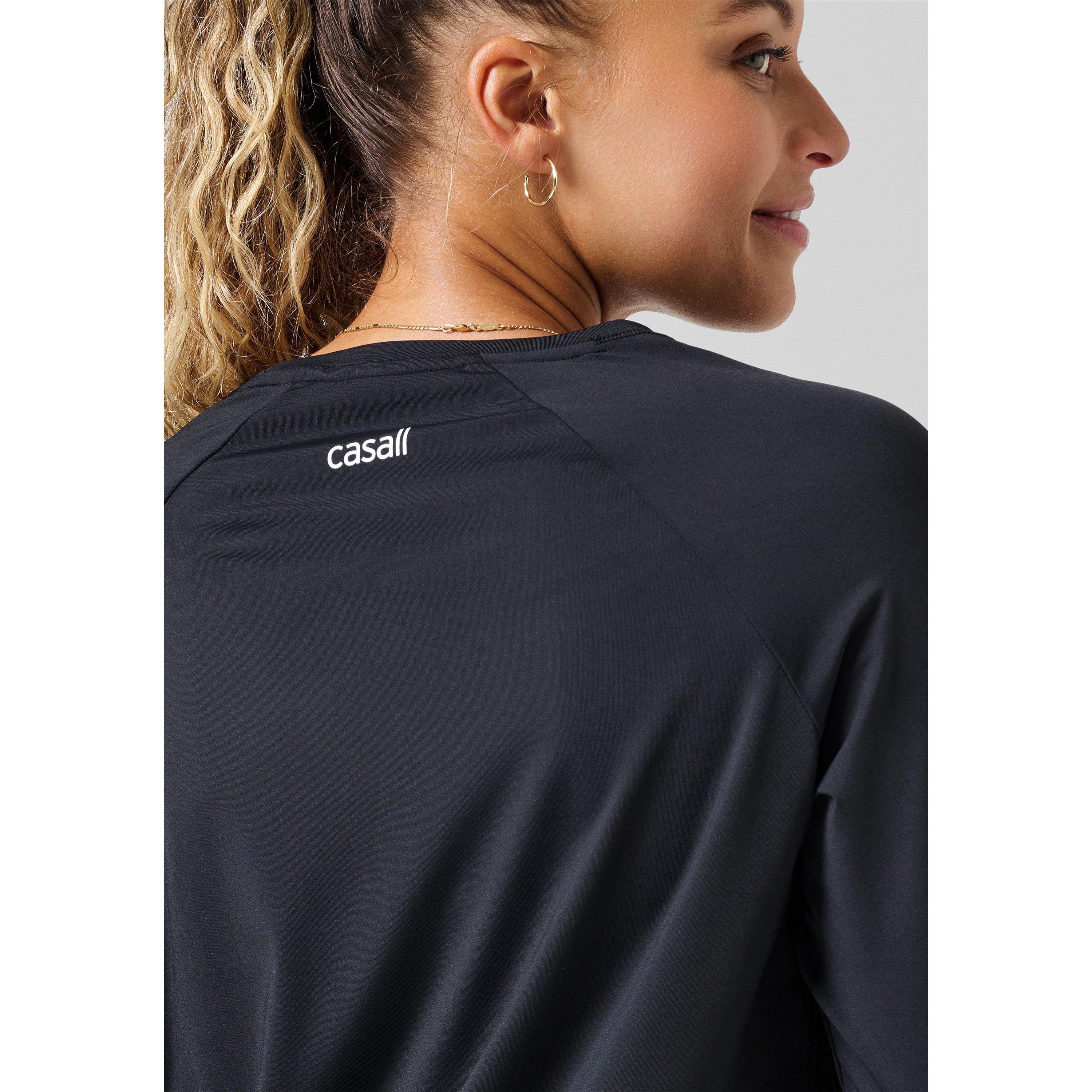 Schwarz - Casall - Long-Sleeve Performance Gym Top - 3