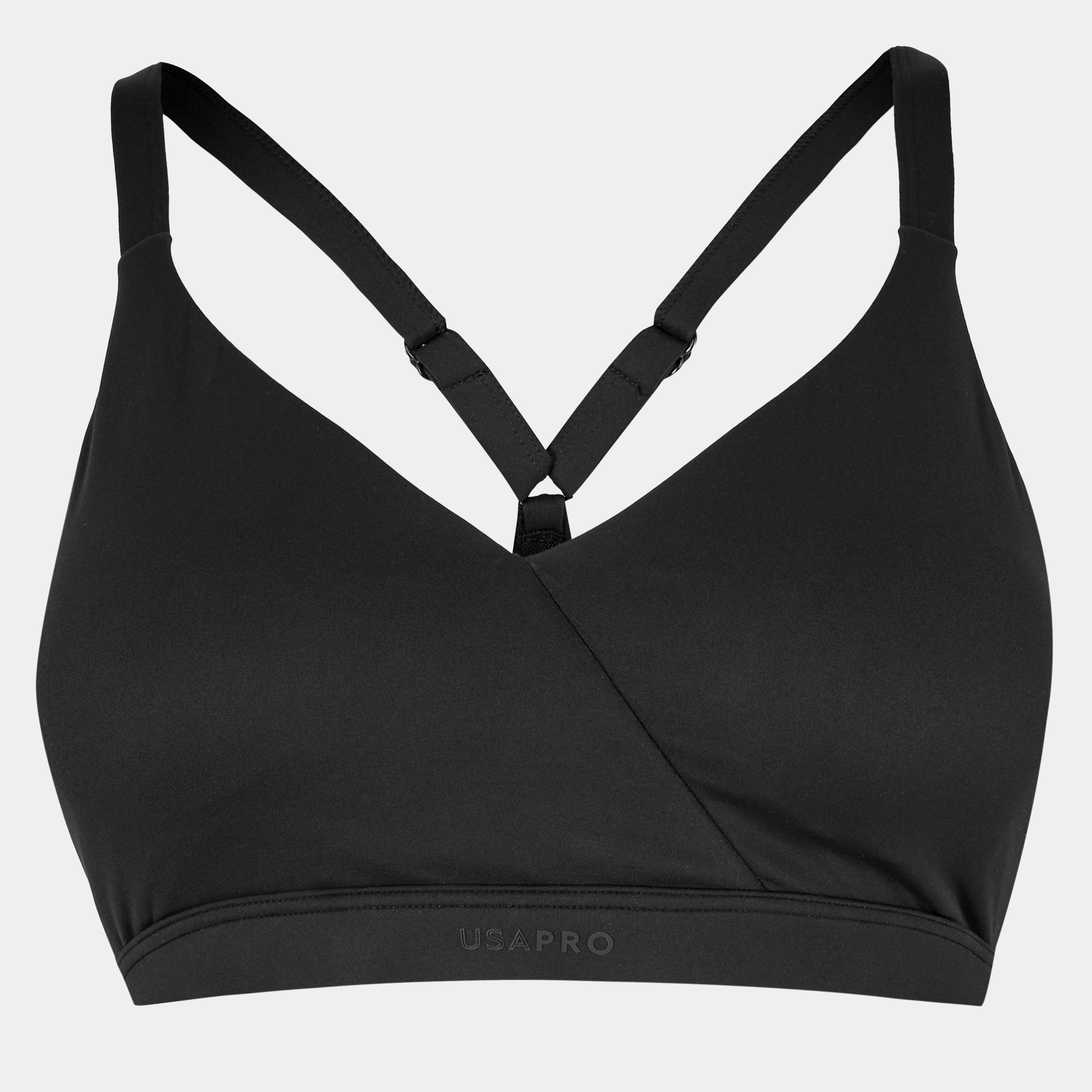 Black - USA Pro - Light Bra Womens - 1