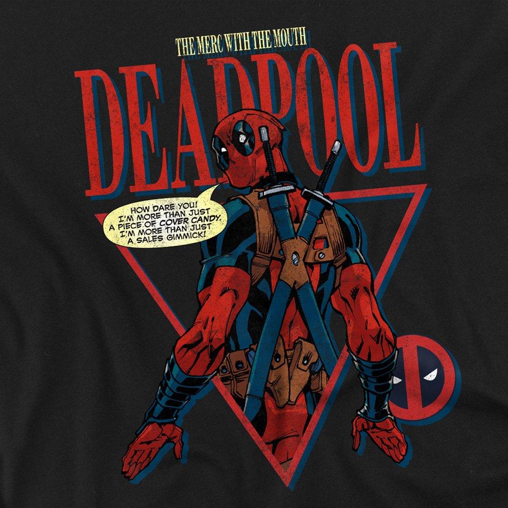 Black - Marvel - Deadpool Cover Candy Long Sleeve T-Shirt Black - 2