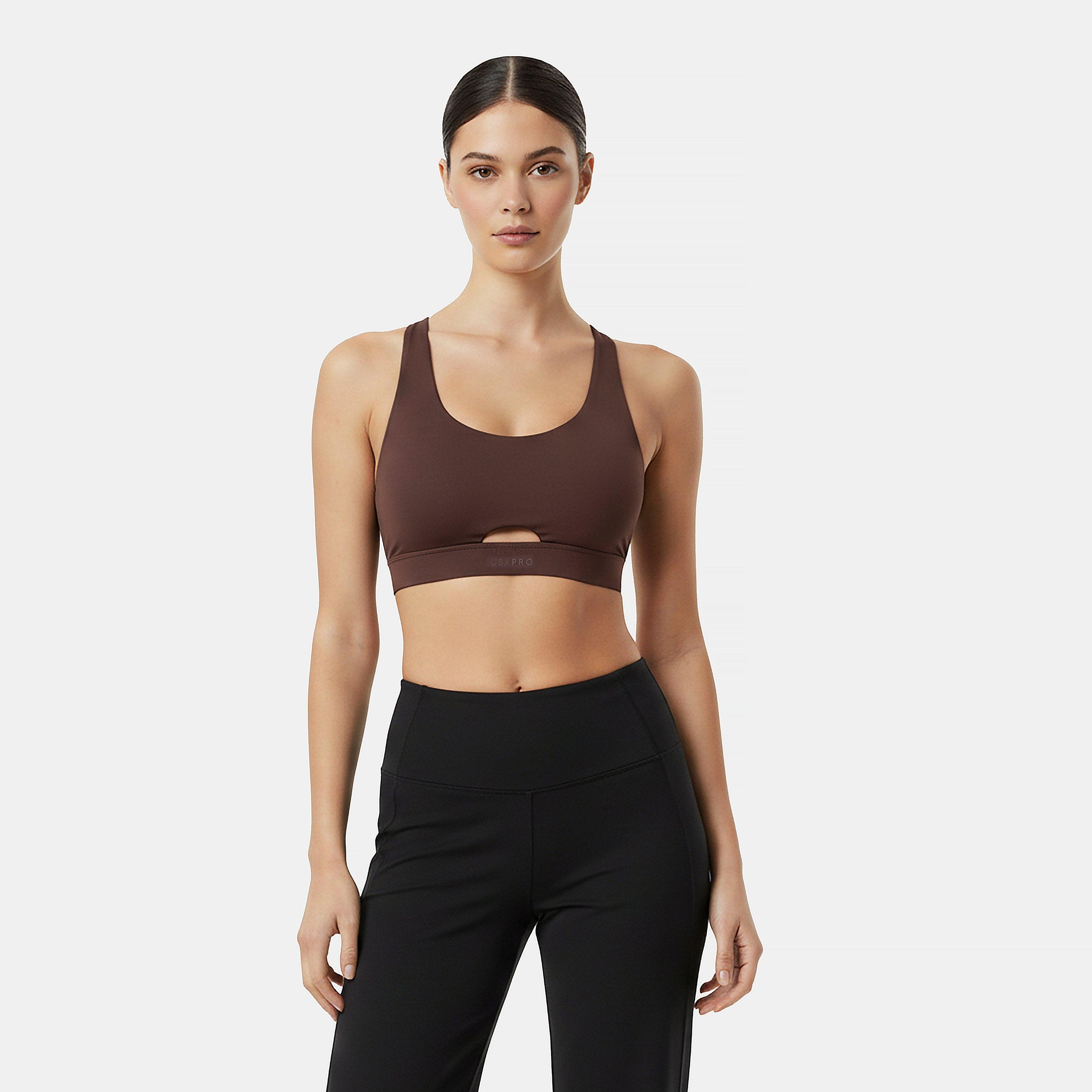 Espresso - USA Pro - Pro Twist Back Bra Womens - 3