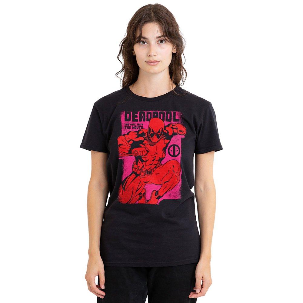 Black - Marvel - Deadpool Merc With A Mouth Attack T-Shirt Black - 1