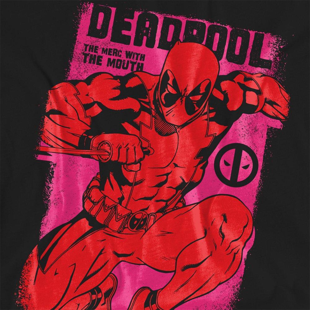 Black - Marvel - Deadpool Merc With A Mouth Attack T-Shirt Black - 2