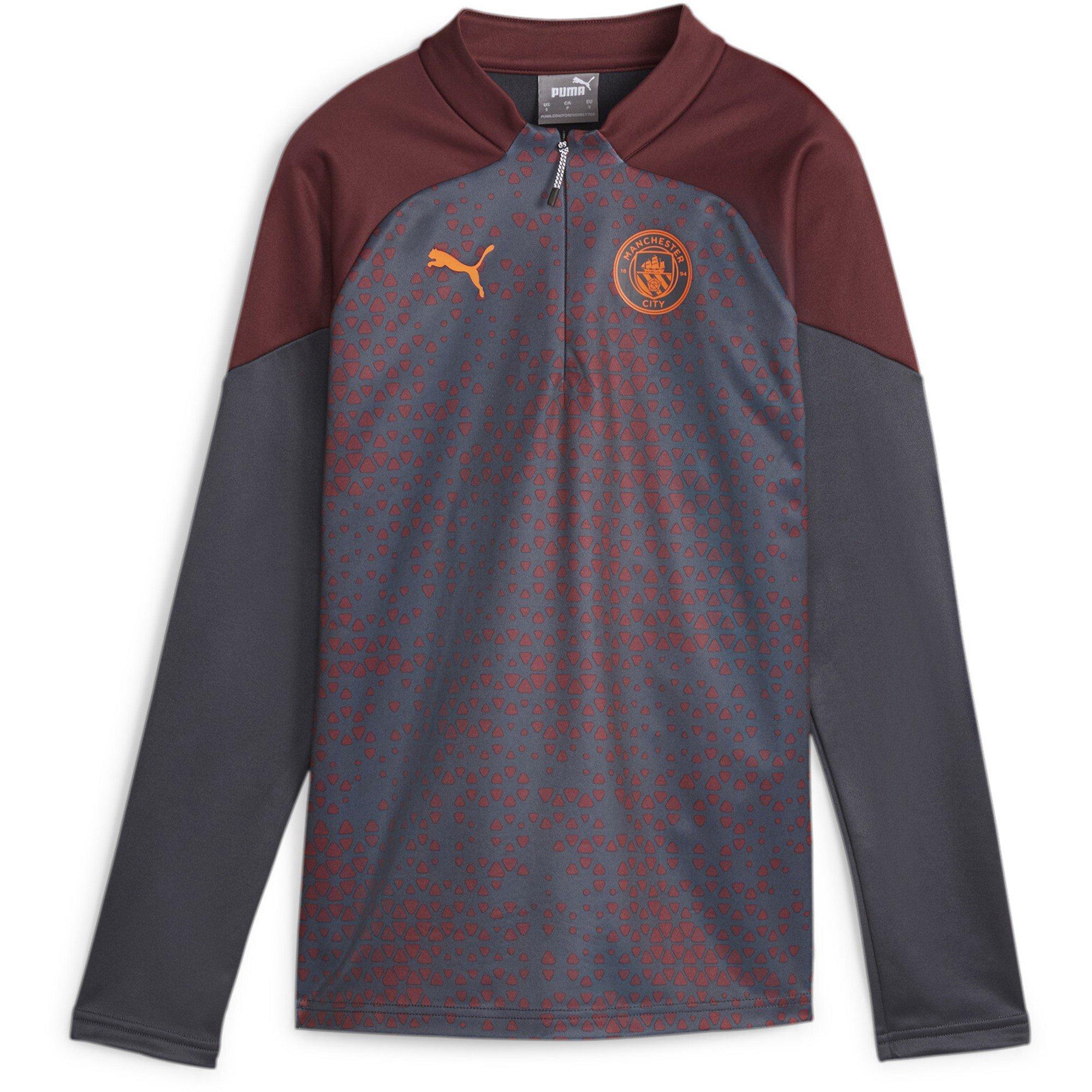 Strong Grey - Puma - Women's MCFC Training Licensed Drill Top - 1