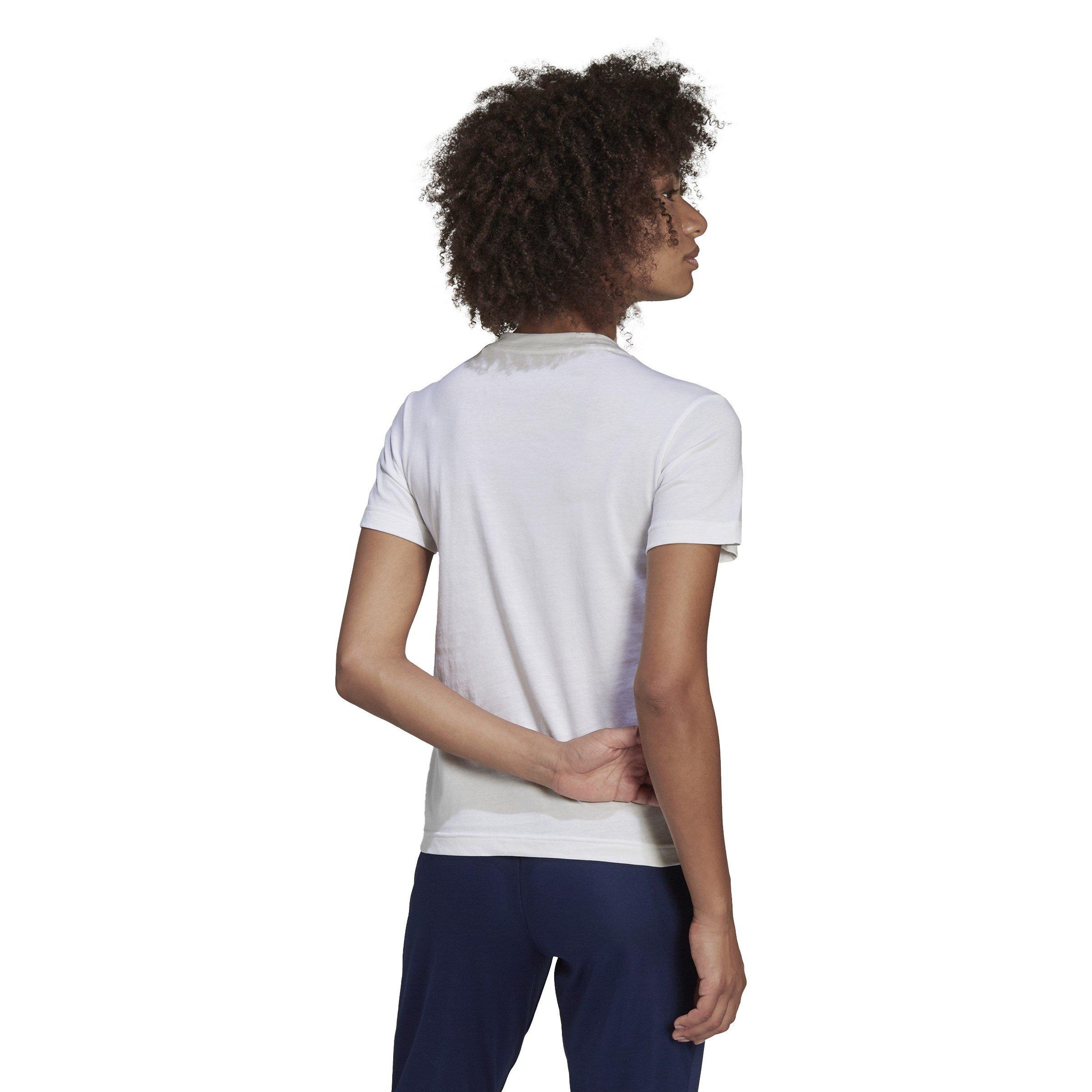 White - adidas - ENT22 T Shirt Womens - 3