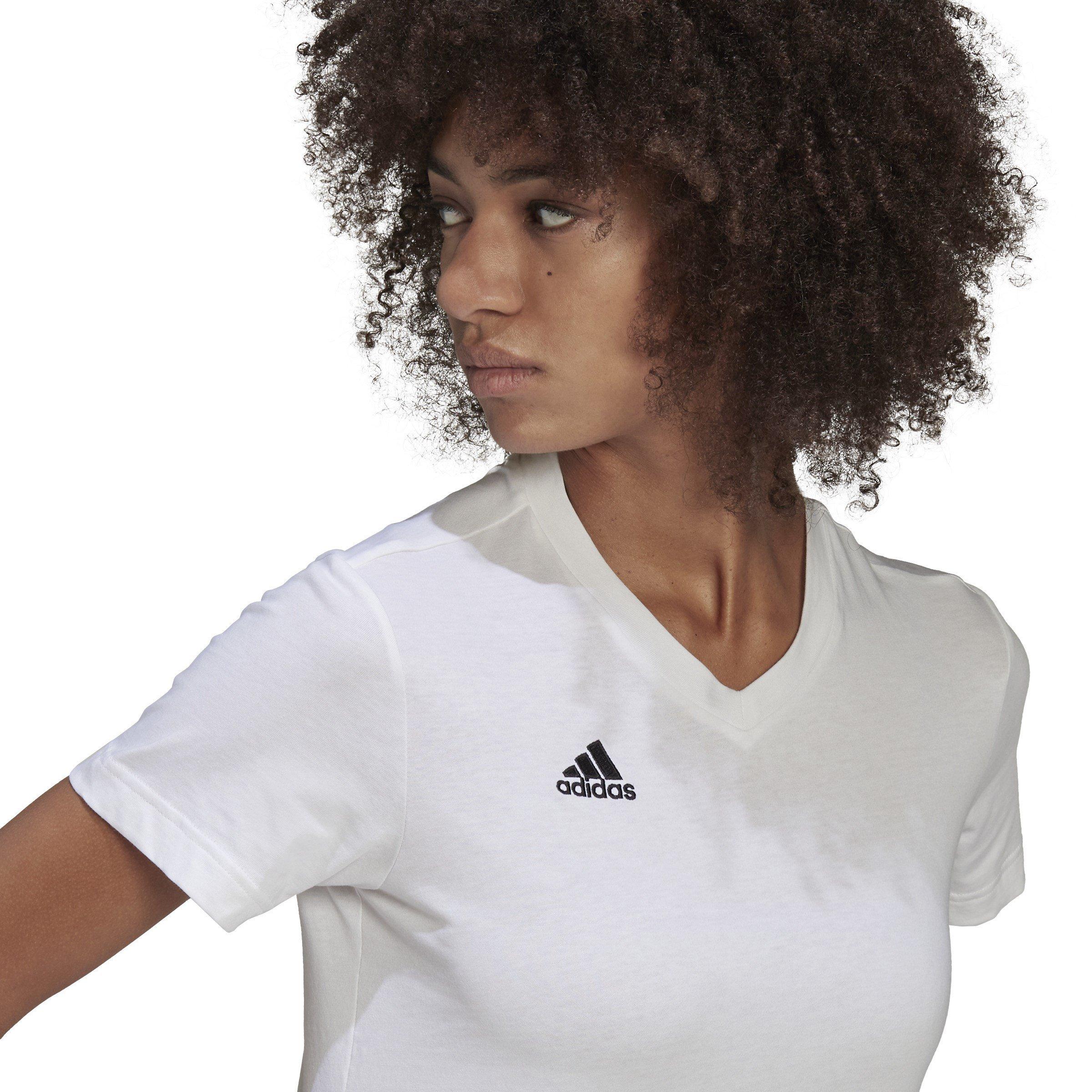 White - adidas - ENT22 T Shirt Womens - 5