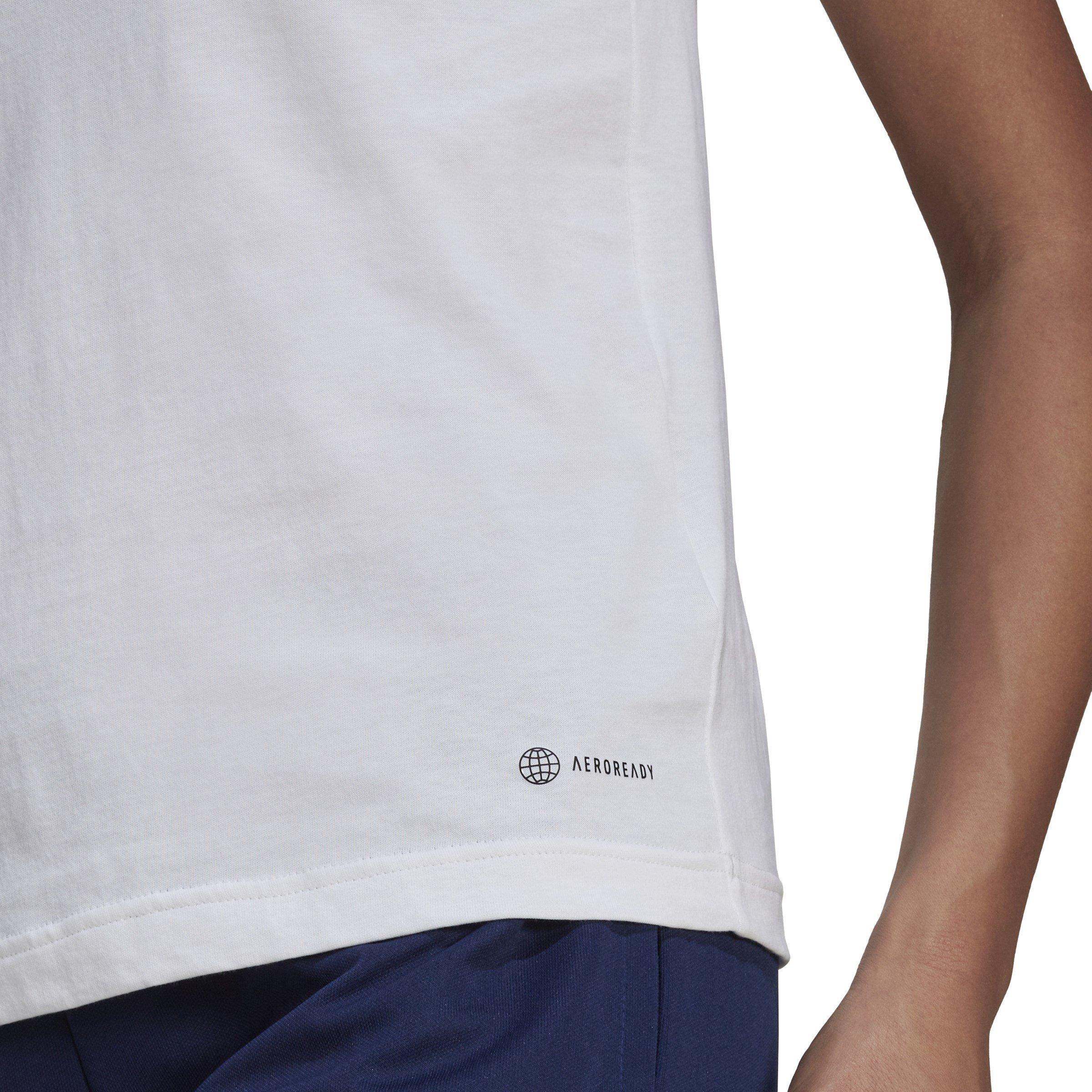 White - adidas - ENT22 T Shirt Womens - 6