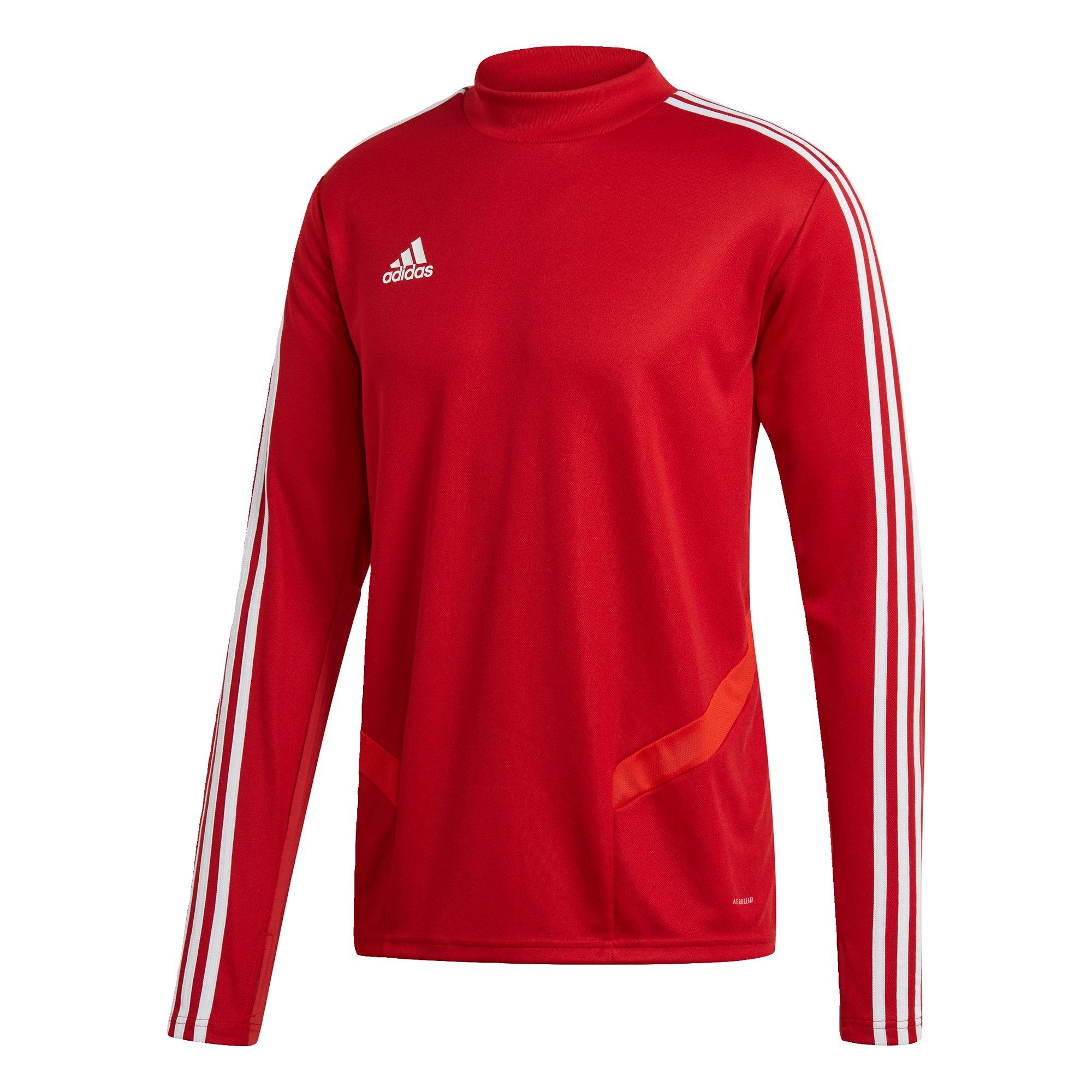Power Red / Whi - adidas - Tiro 19 Training Top Mens - 7