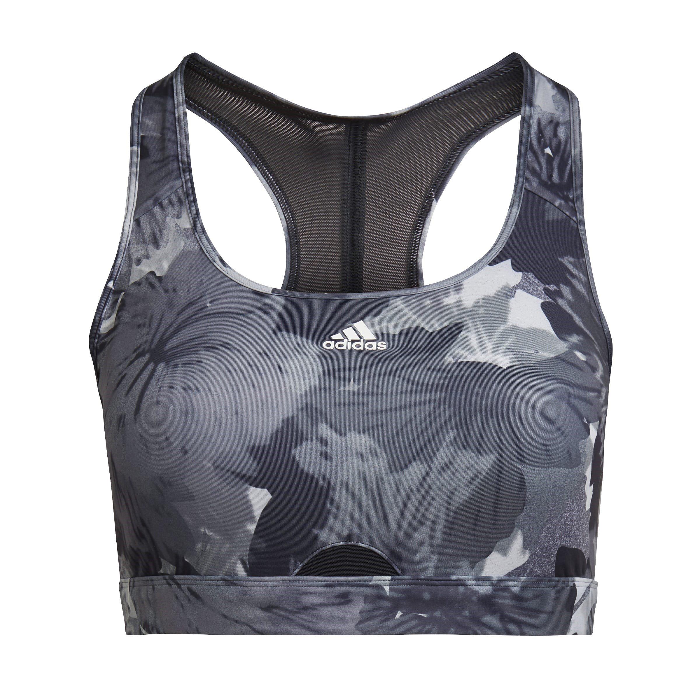 Noir - adidas - Women's Medium Impact Sports Bra - 1