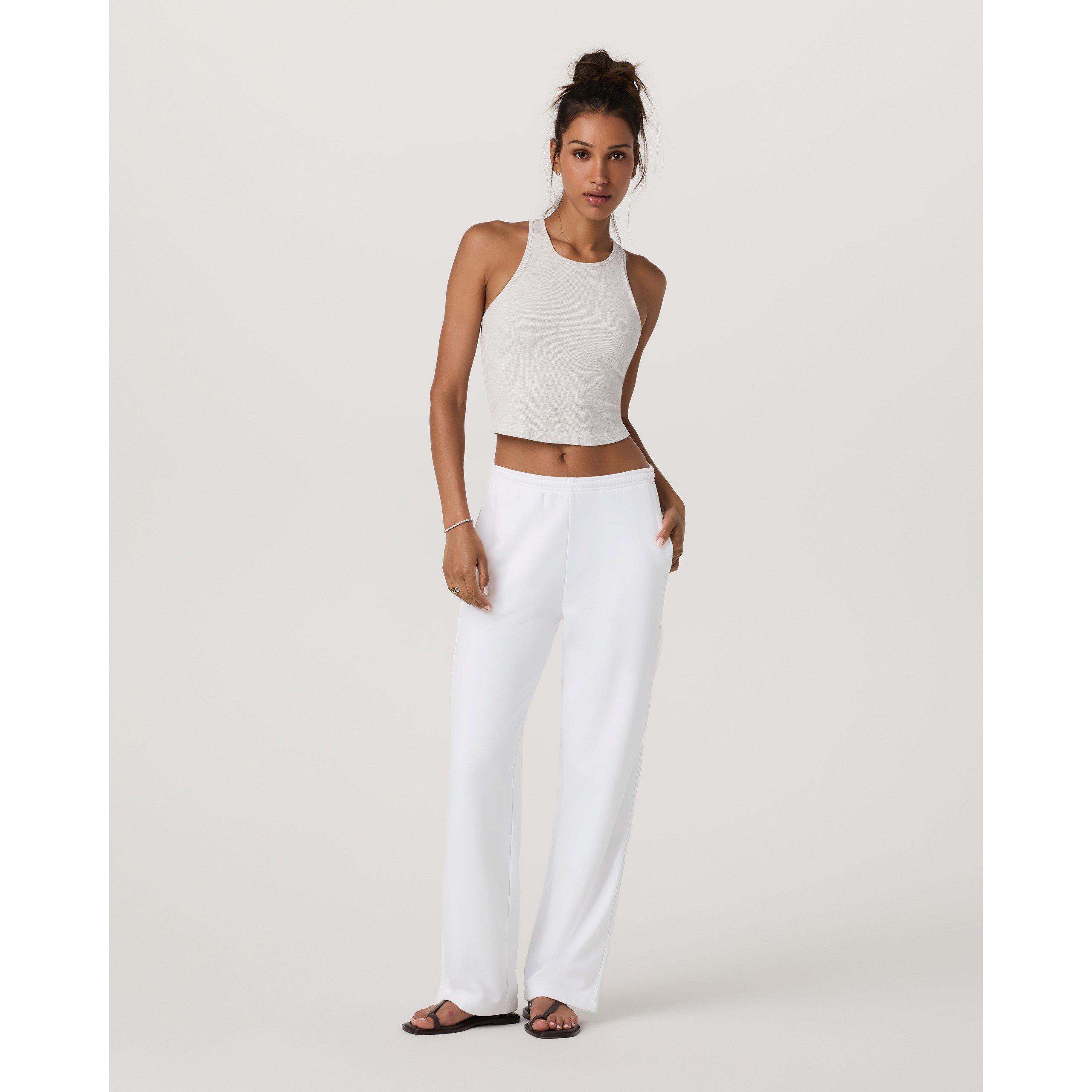 Wt Heather Gry - Vuori - Women's Pose Performance Moisture Wicking Slim Fit Gym Vest - 7