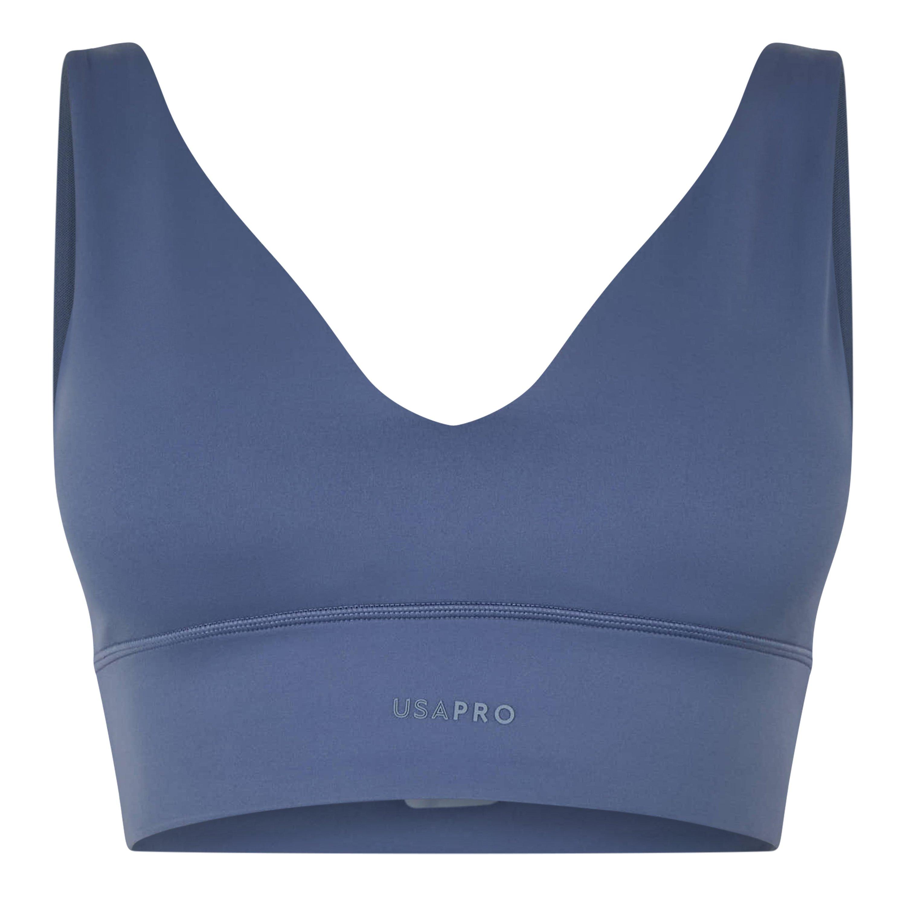 USA Pro Medium Impact V Neck Bra Womens | Sports Direct MY