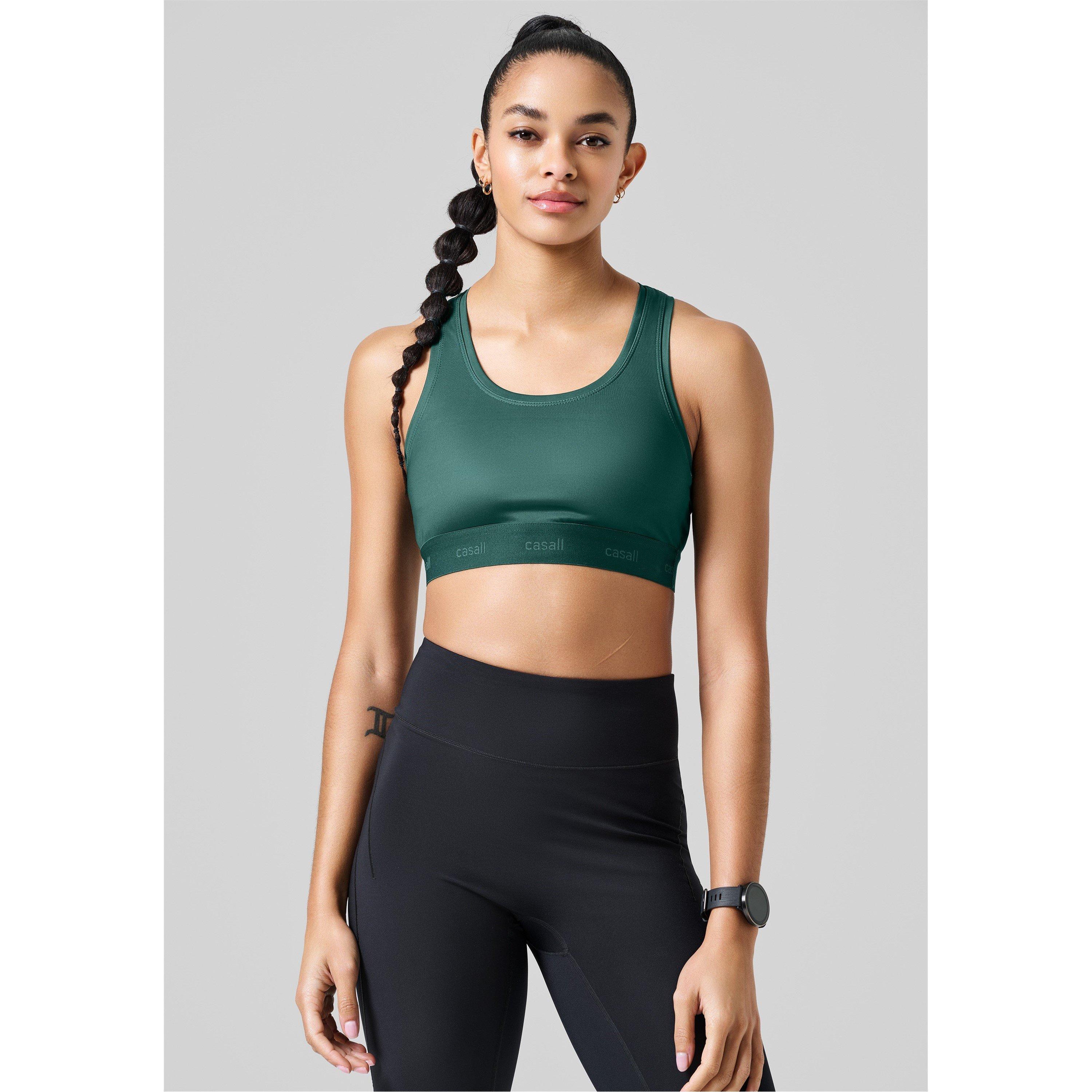 Casall Women's Medium Impact Sports Bra - Green - 8 (XS)