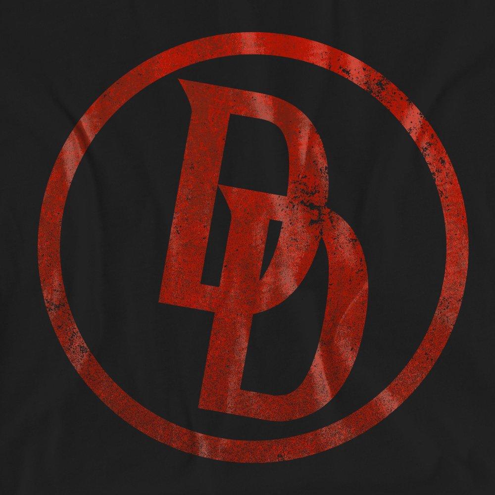 Black - Marvel - Daredevil Born Again Symbol T-Shirt  Black - 2