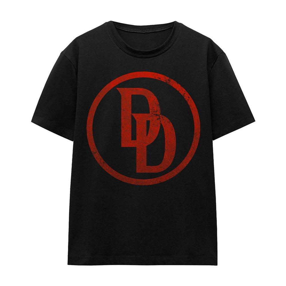 Black - Marvel - Daredevil Born Again Symbol T-Shirt  Black - 4