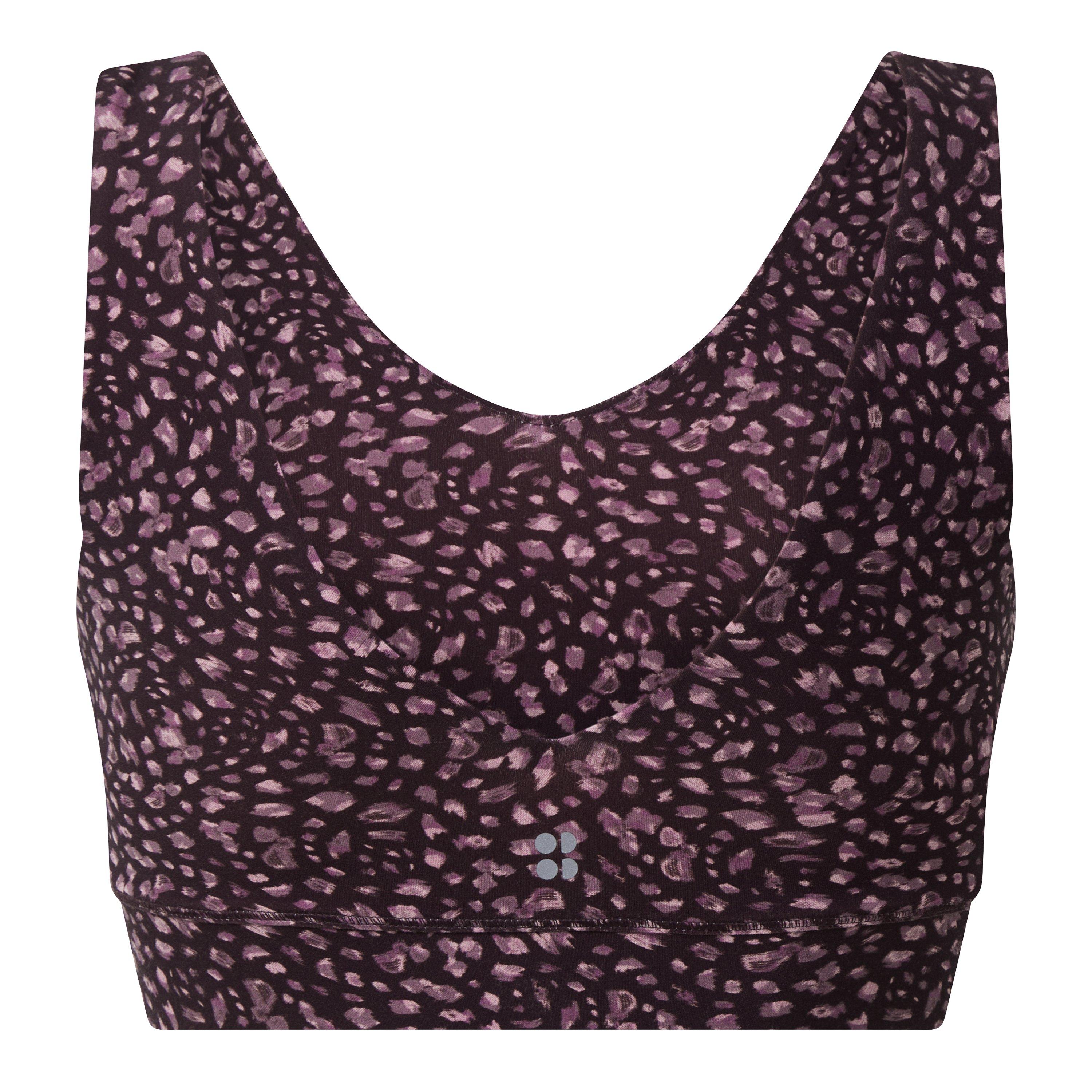 Brown Soft Dot - Sweaty Betty - Women's Medium Impact Sports Bra - 2
